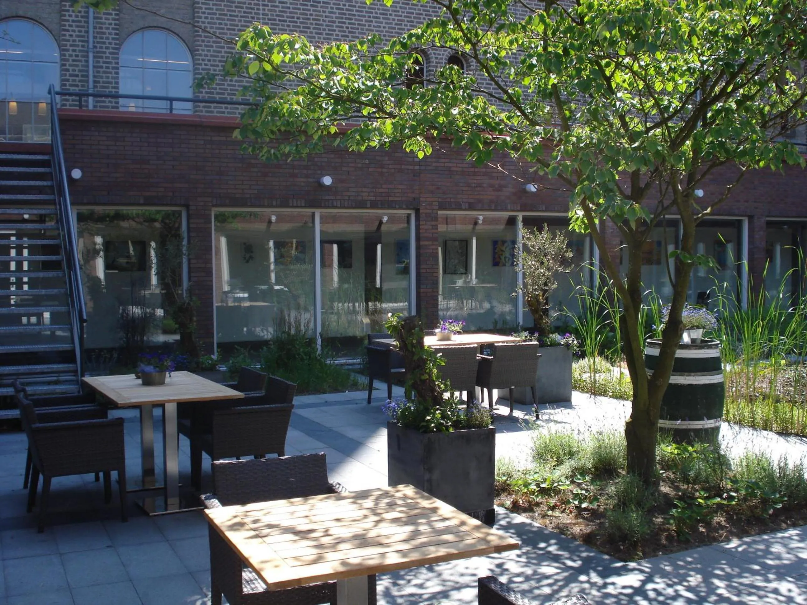 Balcony/Terrace in Leerhotel Het Klooster