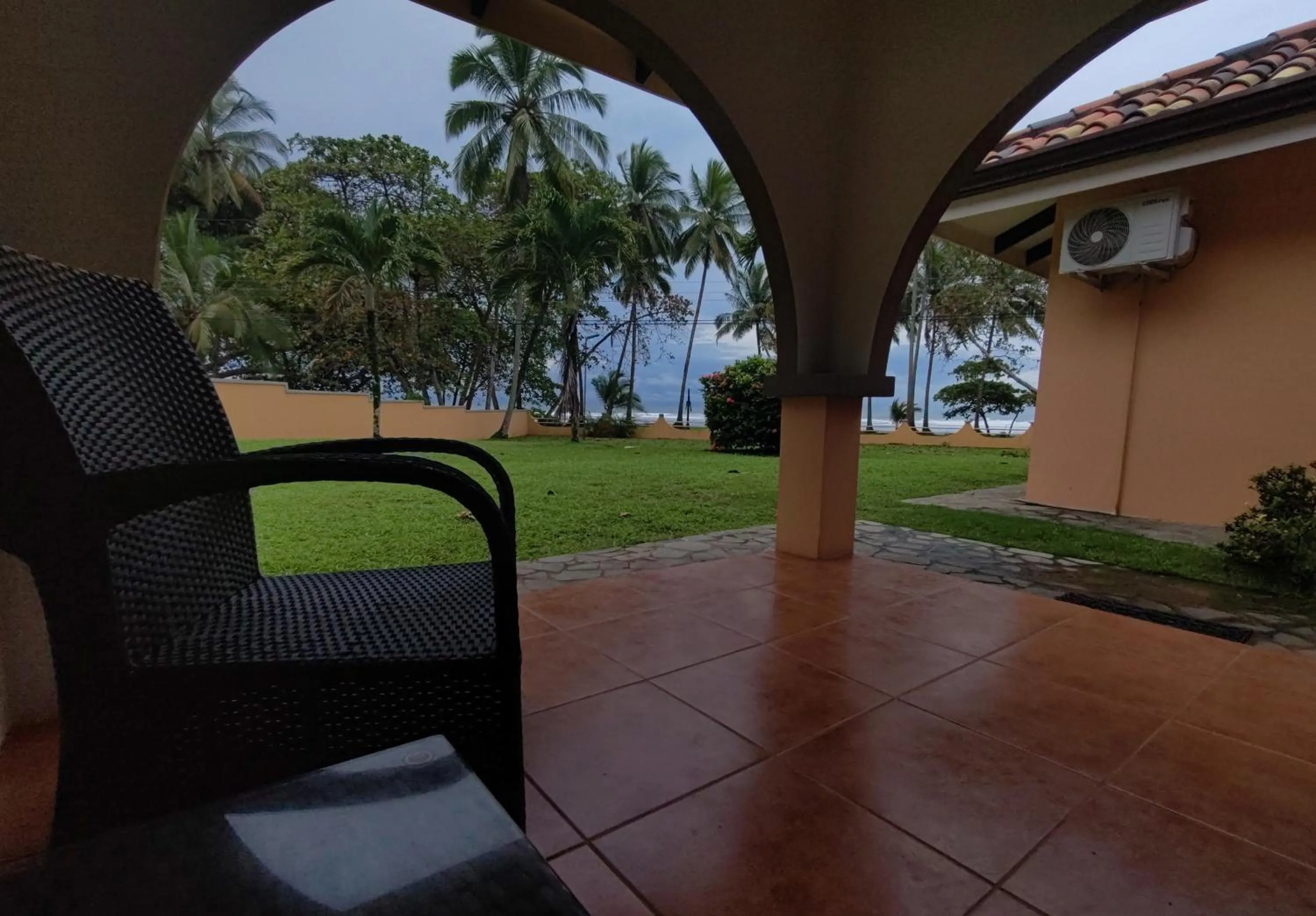 Patio in Marenaz Oceanfront Resort
