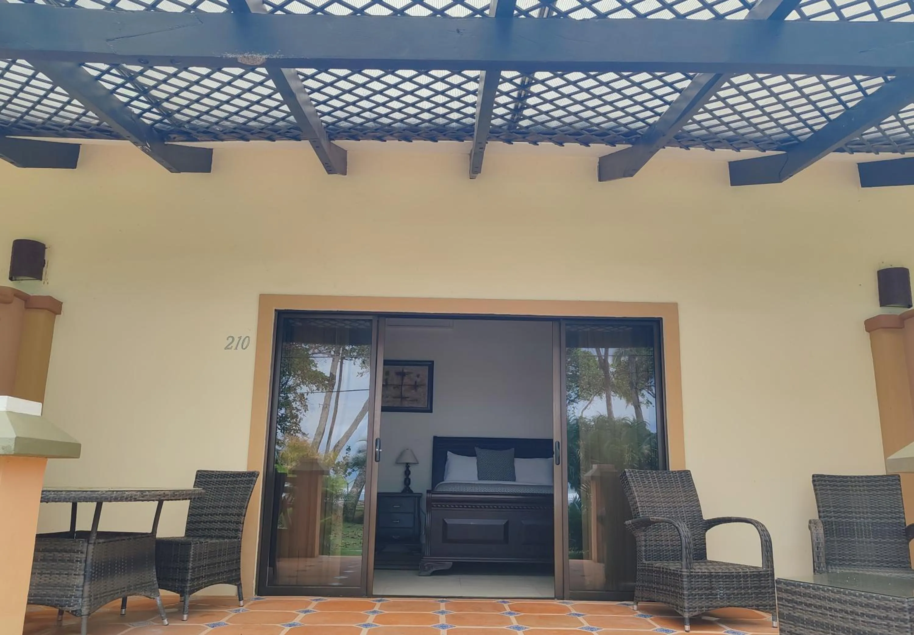 Patio in Marenaz Oceanfront Resort