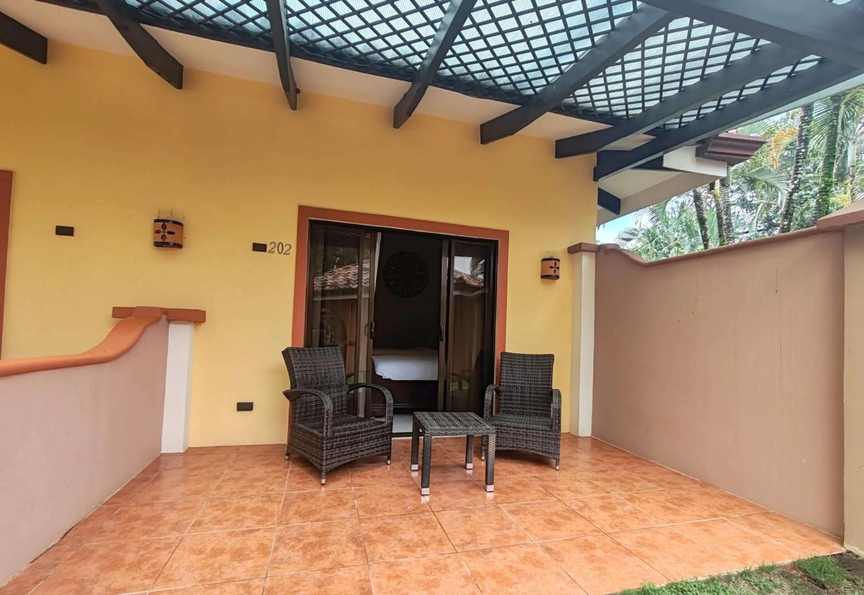 Patio in Marenaz Oceanfront Resort