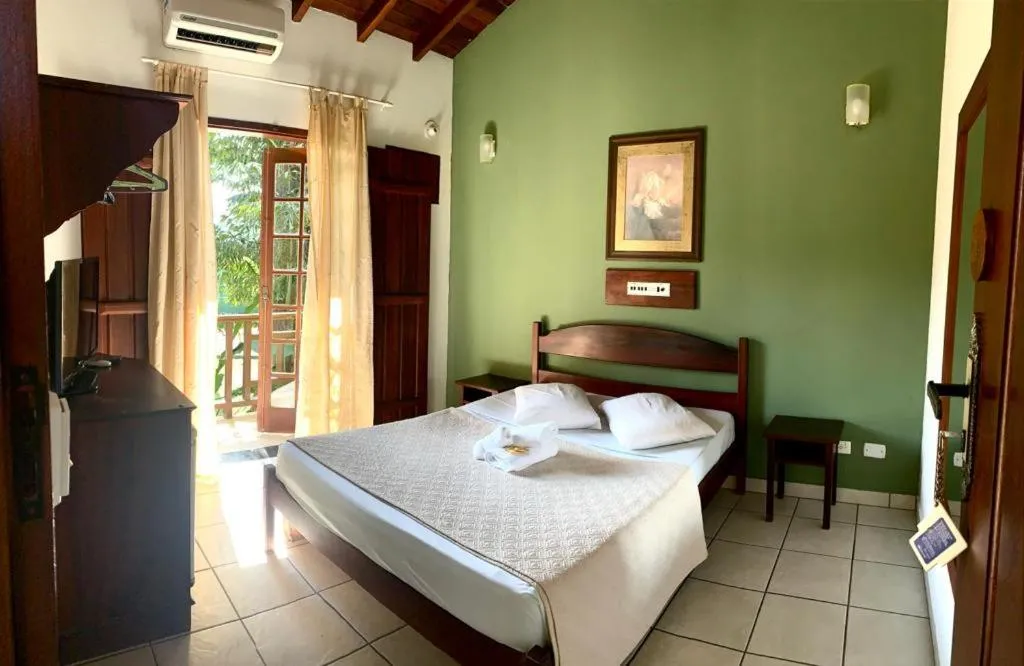 Bed in Brazish Pousada