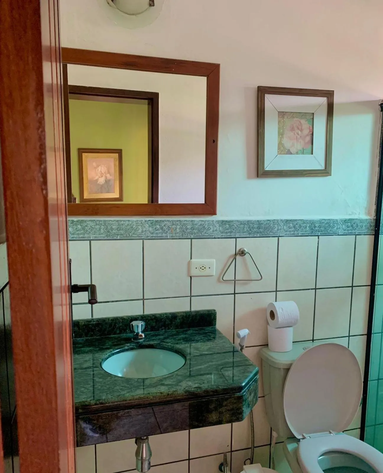 Toilet in Brazish Pousada