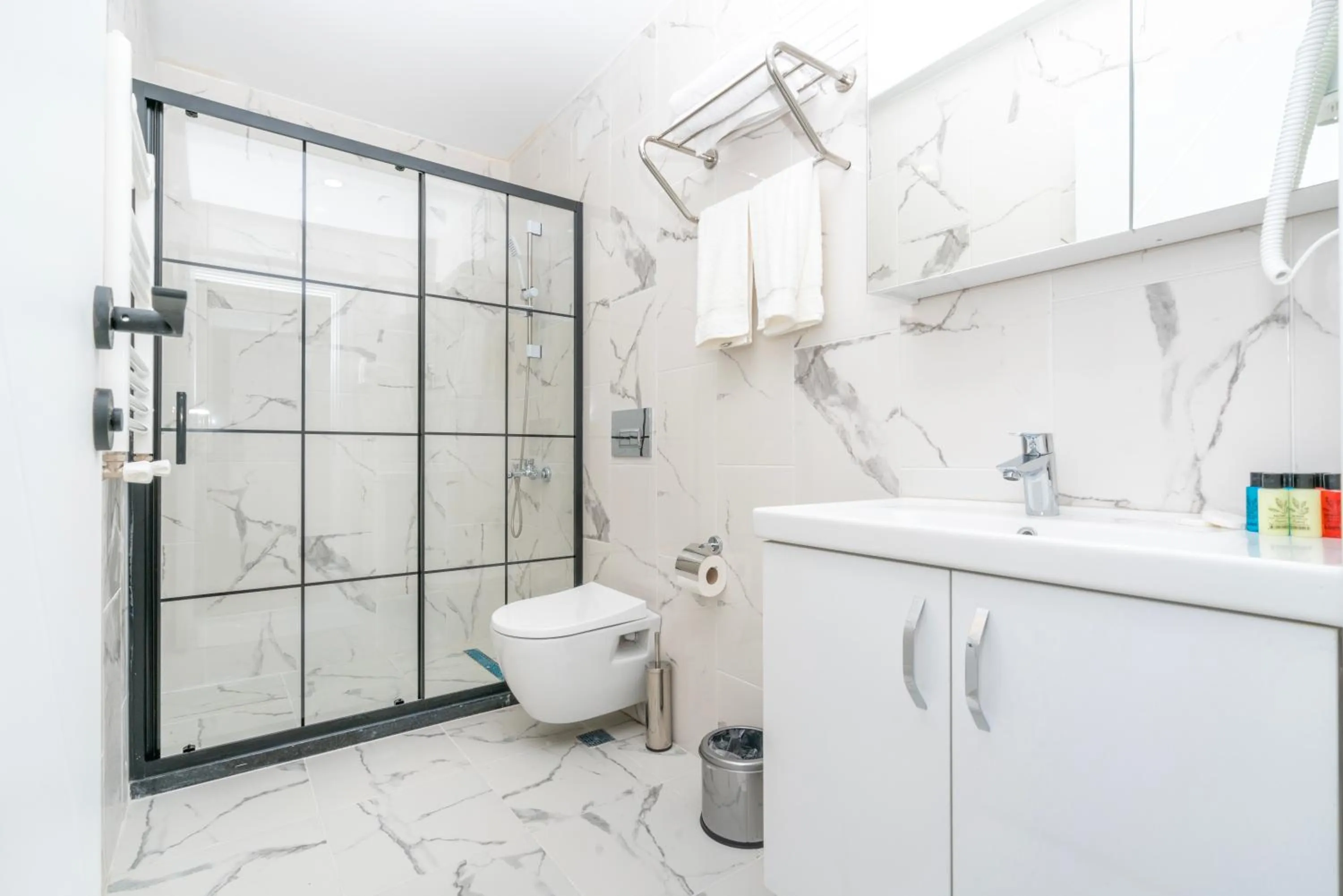 Shower in Guest Suites