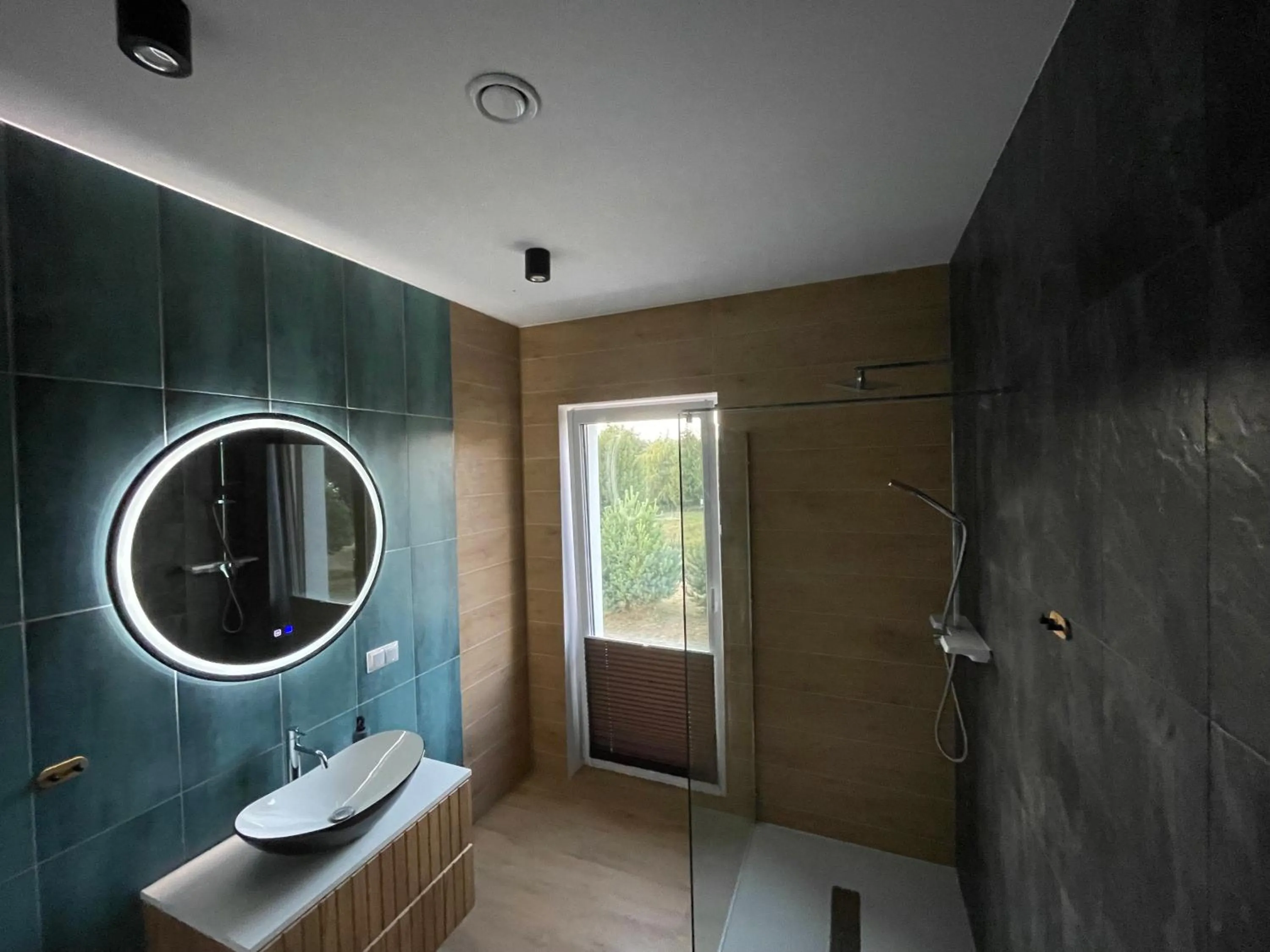 Shower in Flauta Apartamenty Augustów nad Jeziorem Białym