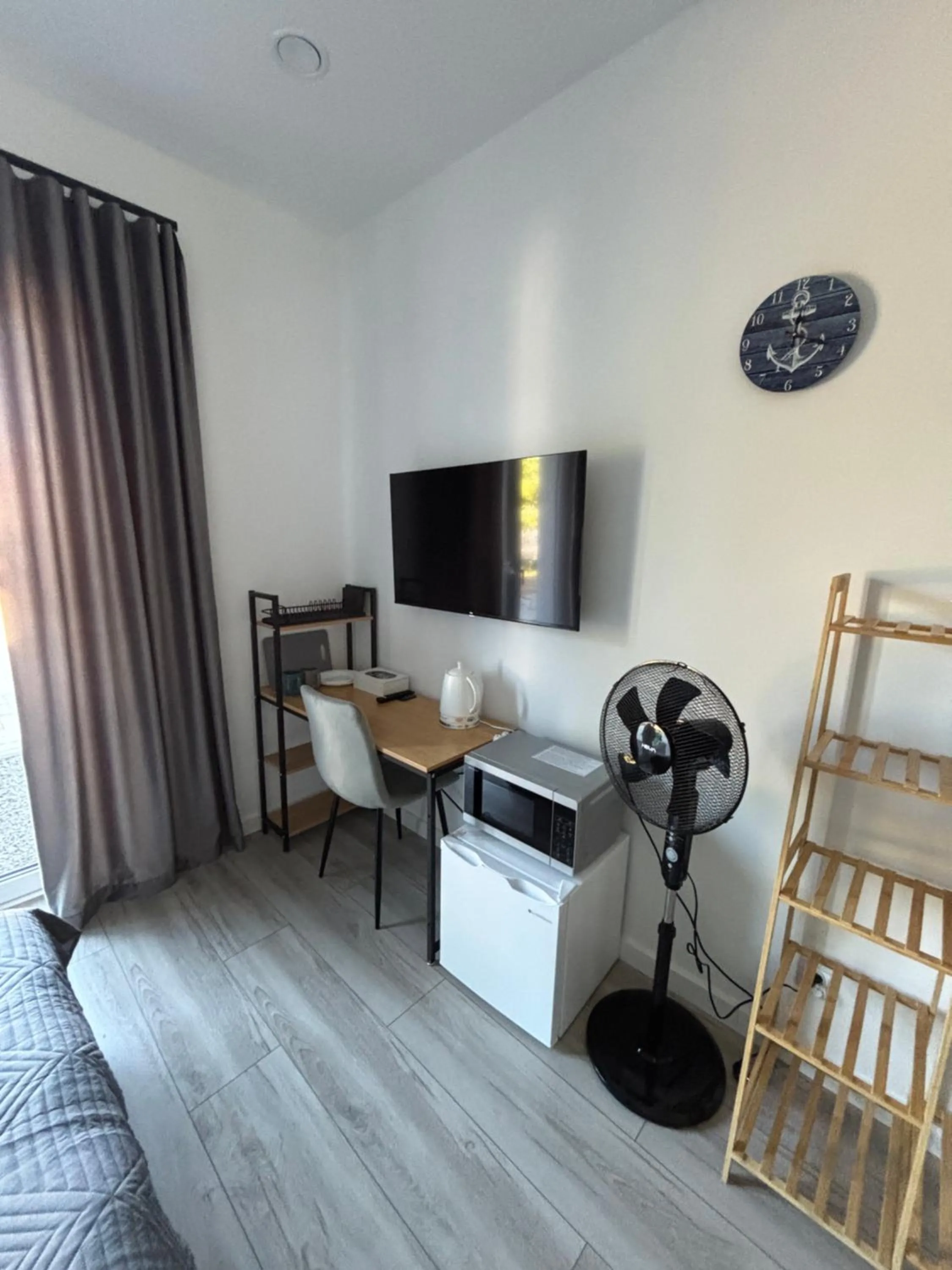 Bed in Flauta Apartamenty Augustów nad Jeziorem Białym