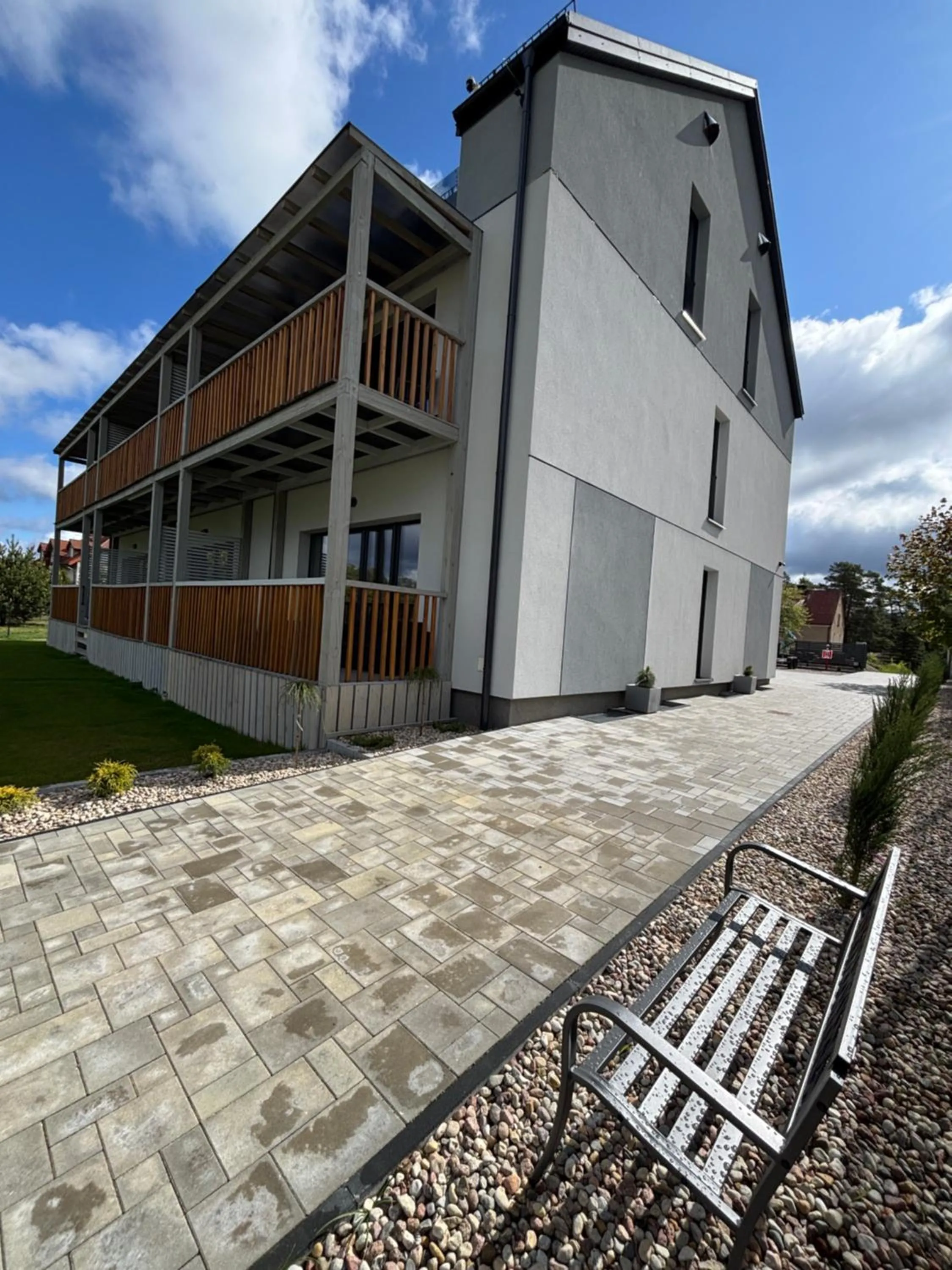 Property building in Flauta Apartamenty Augustów nad Jeziorem Białym