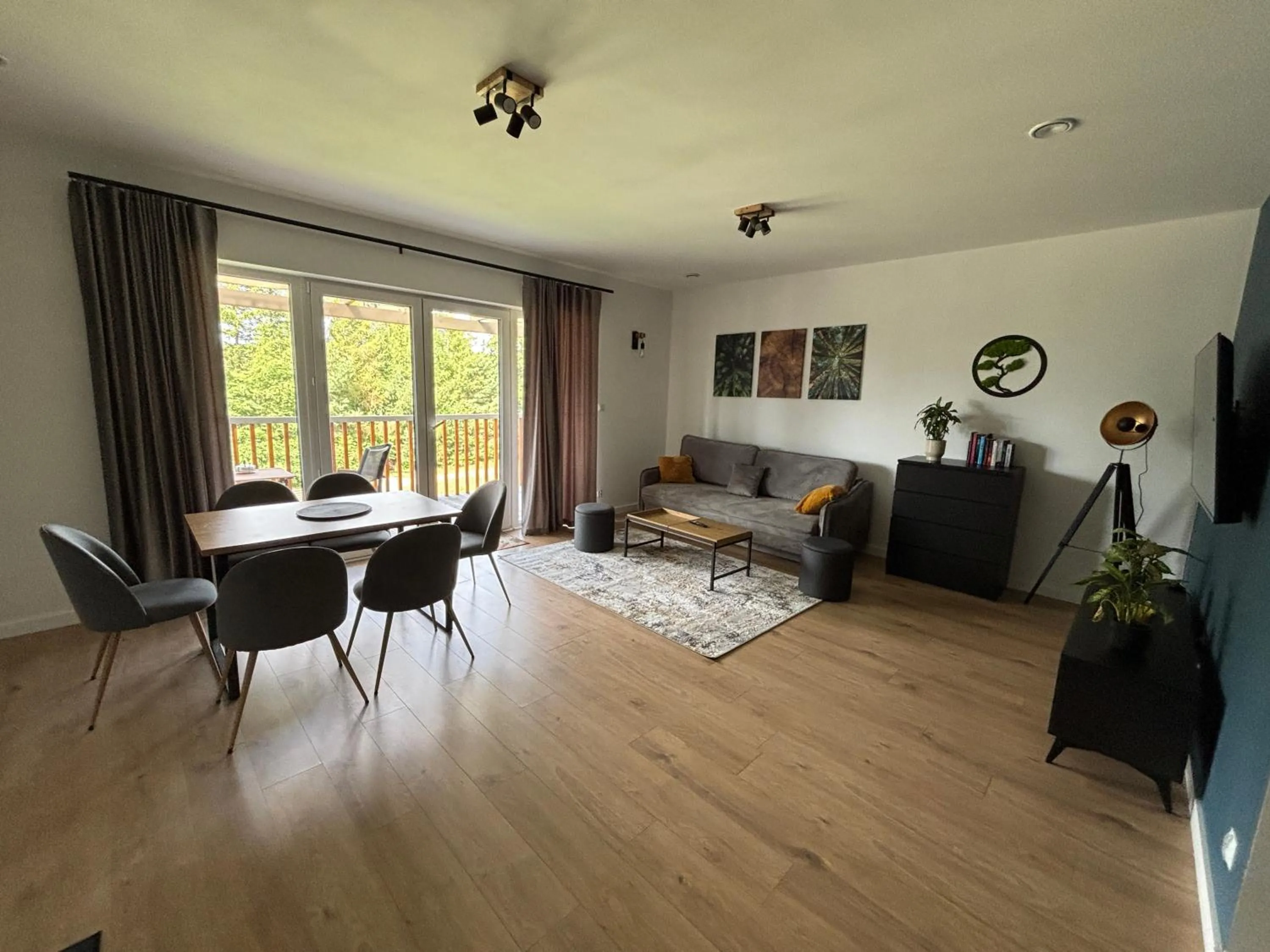 Living room in Flauta Apartamenty Augustów nad Jeziorem Białym