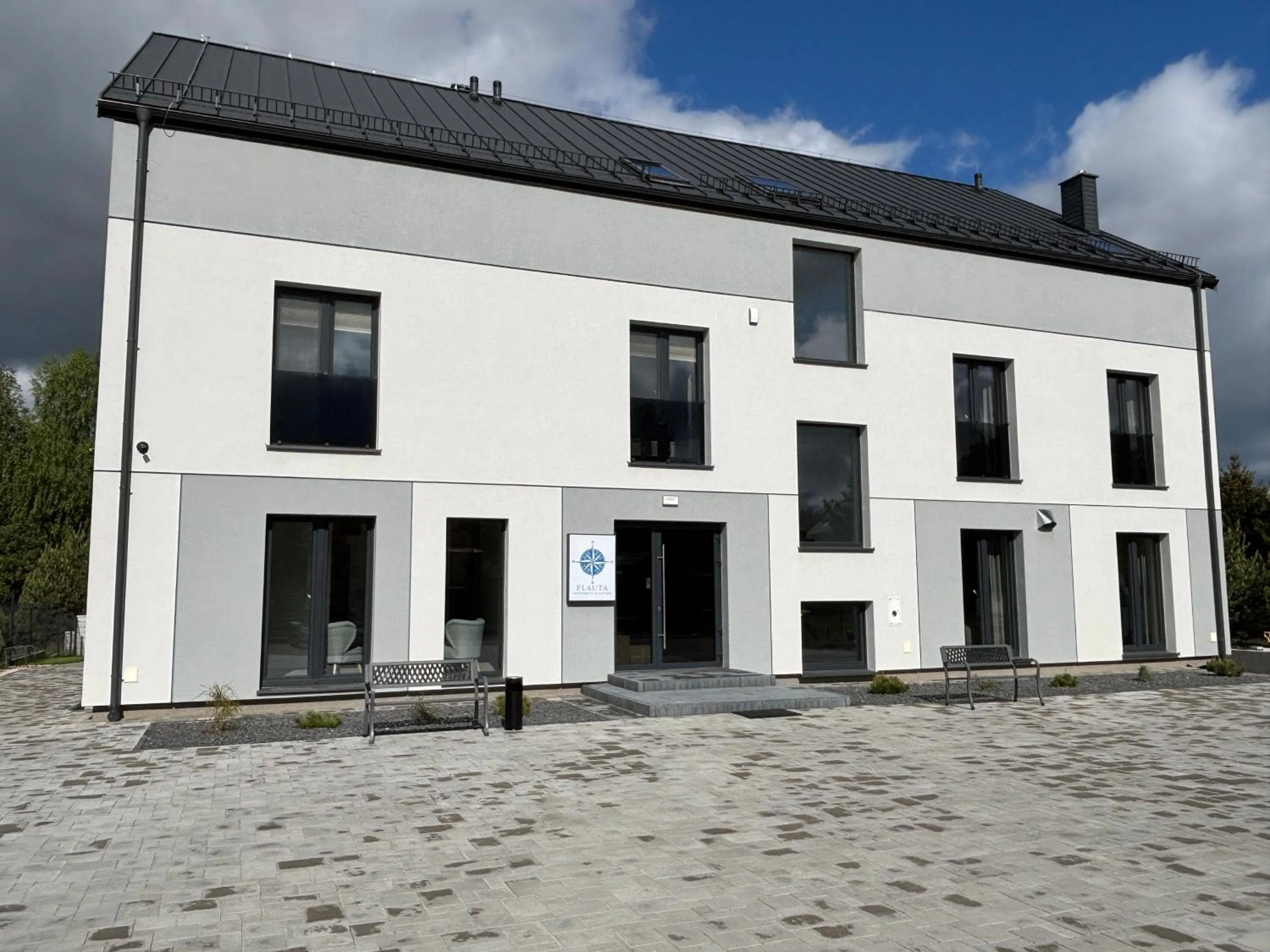 Property building in Flauta Apartamenty Augustów nad Jeziorem Białym