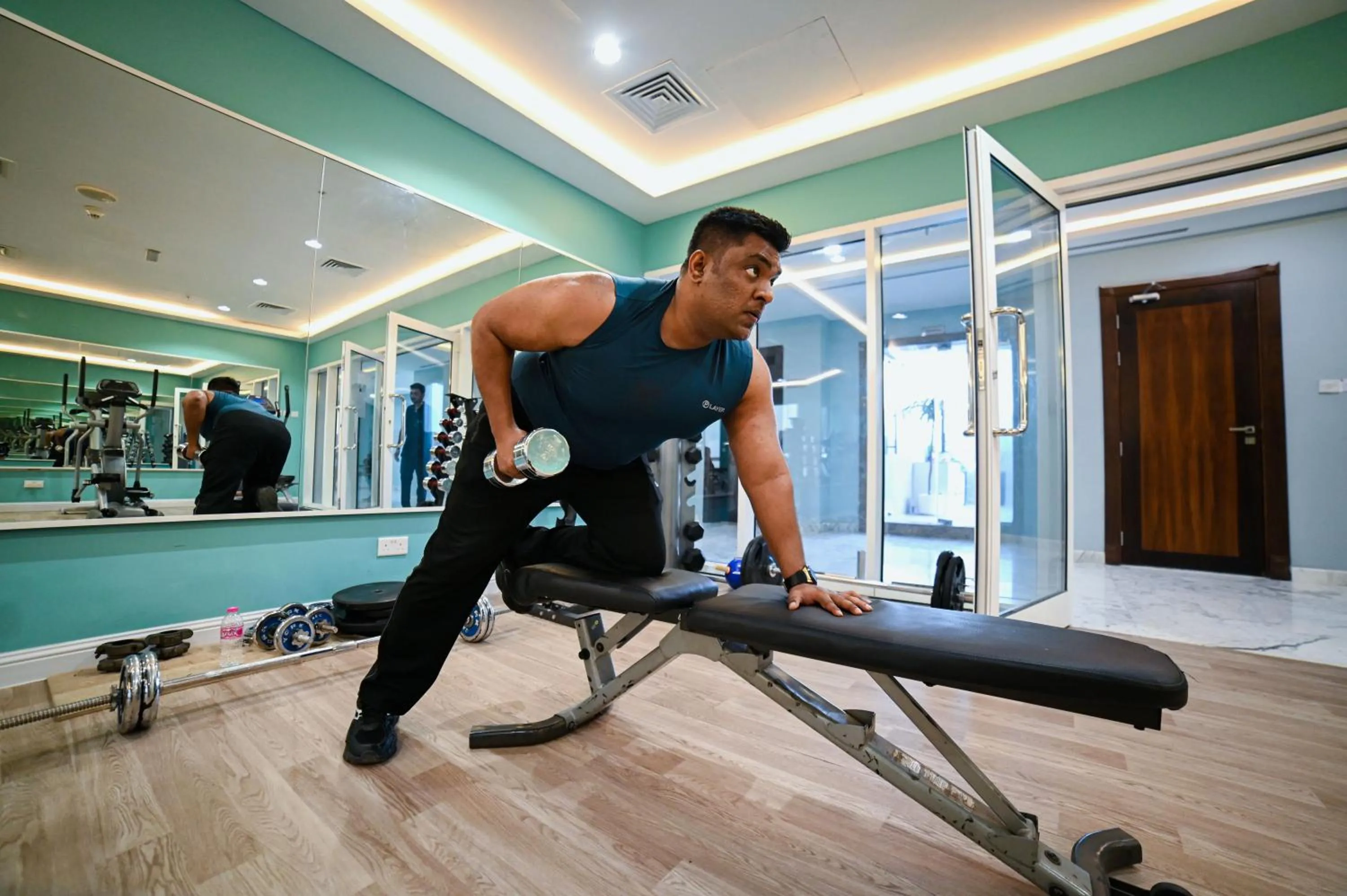 Fitness centre/facilities in Seven Seas Hotel