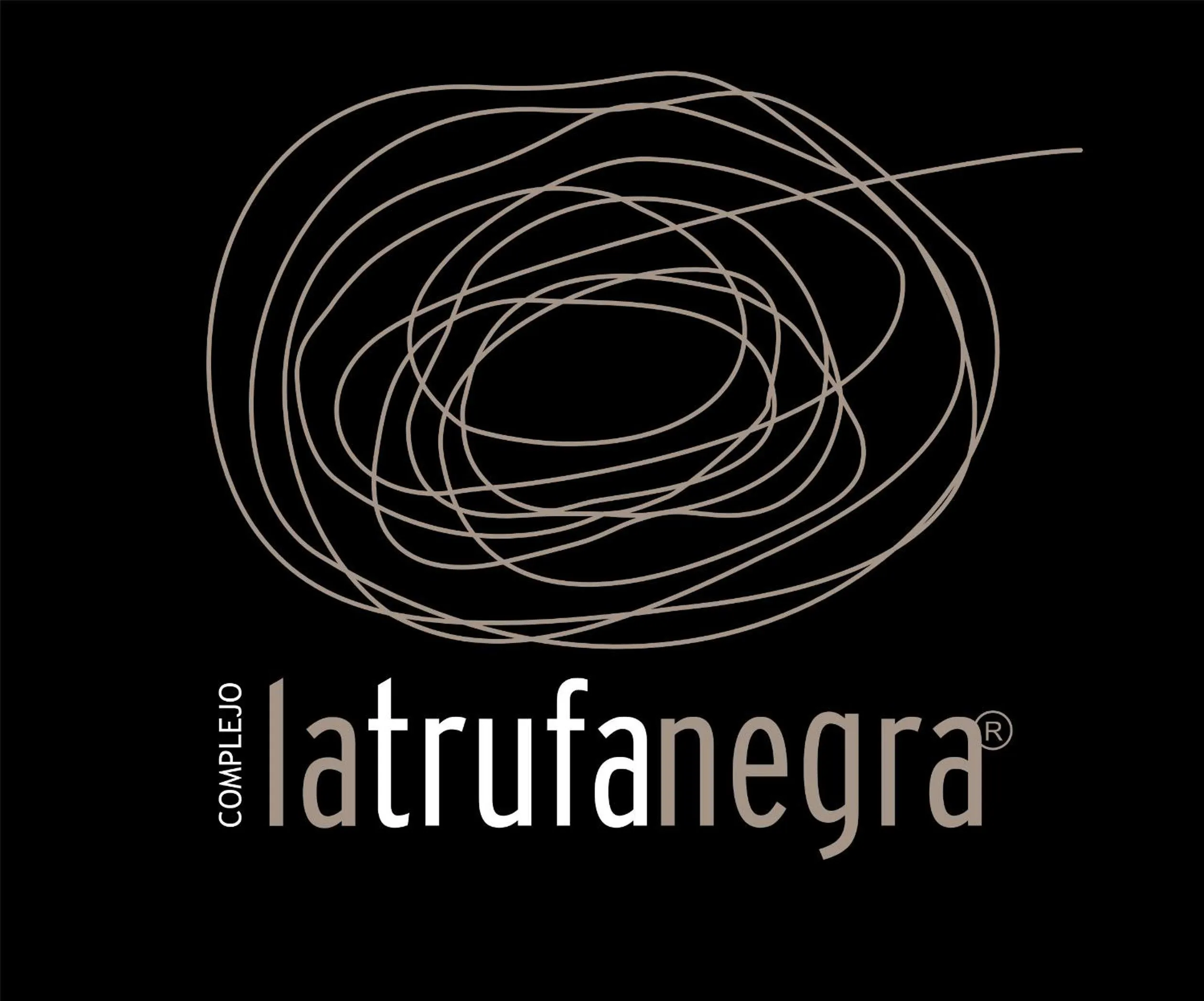 Text overlay in Hotel La Trufa Negra