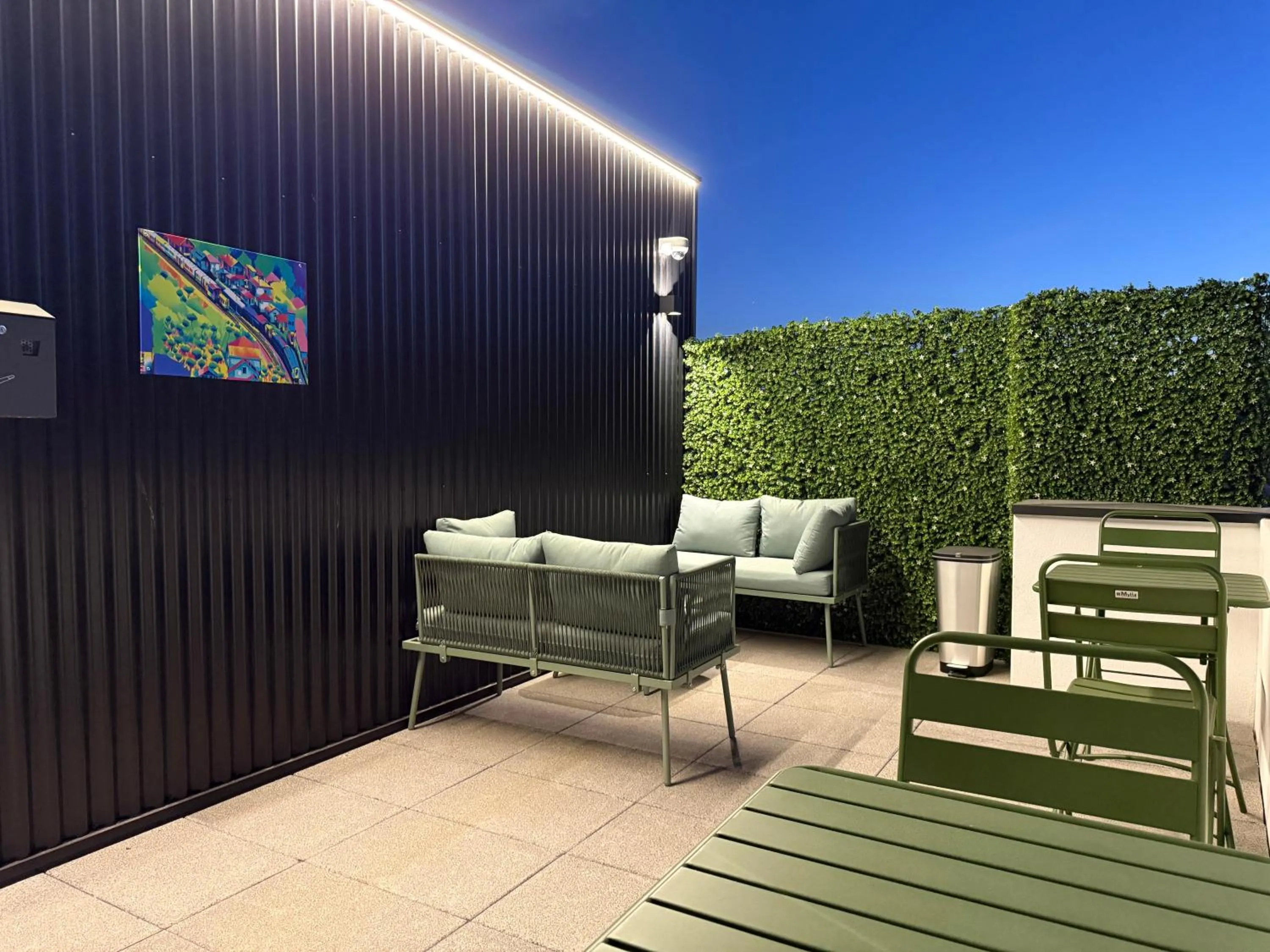 Balcony/Terrace in Oporto Station Hostel & Rooms