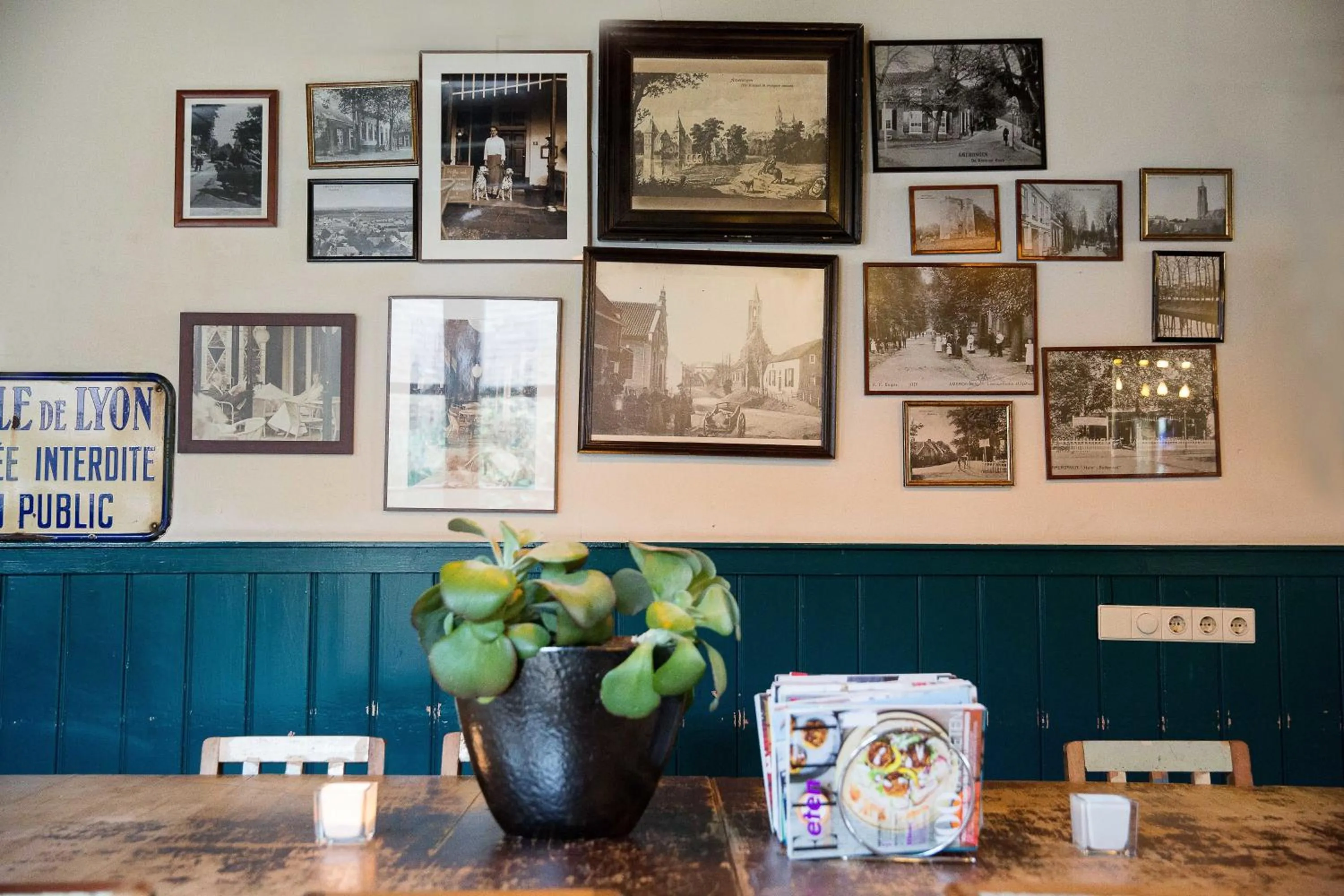 Decorative detail in Restaurant Hotel Buitenlust