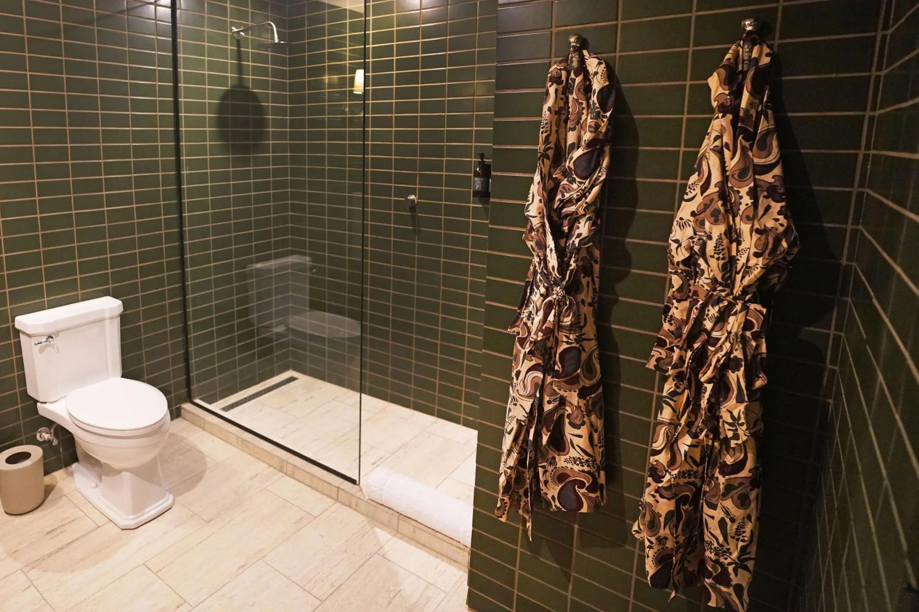 Shower in Albert Hotel