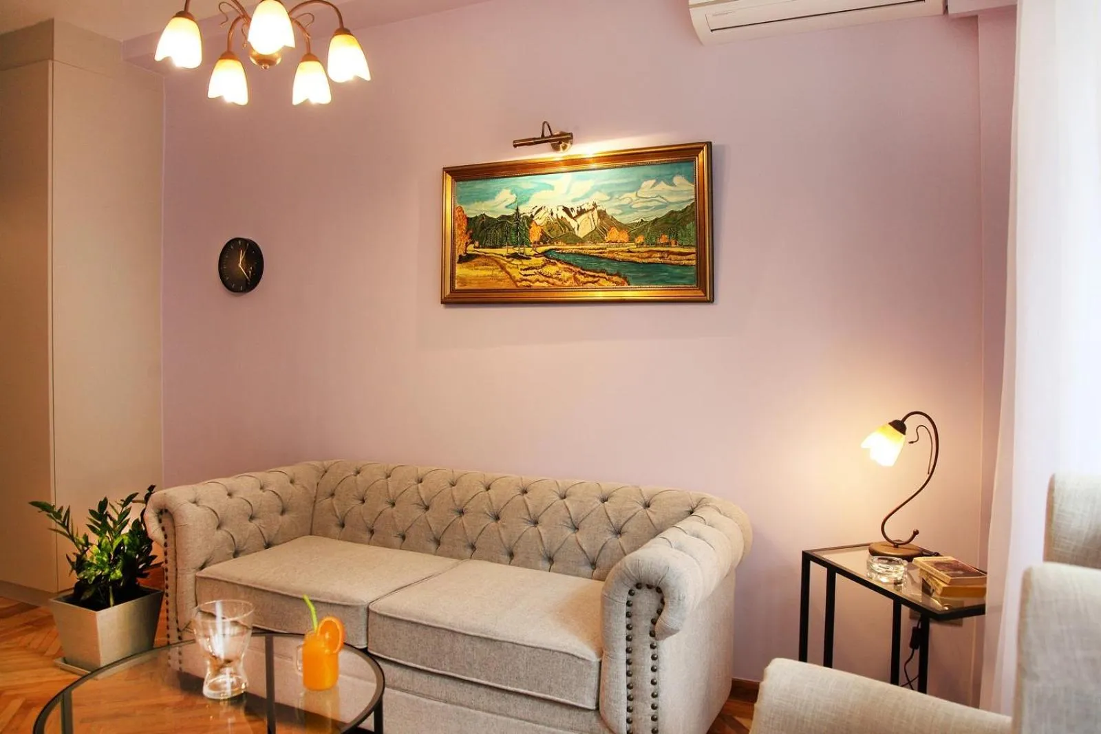 Seating area in My Athens House