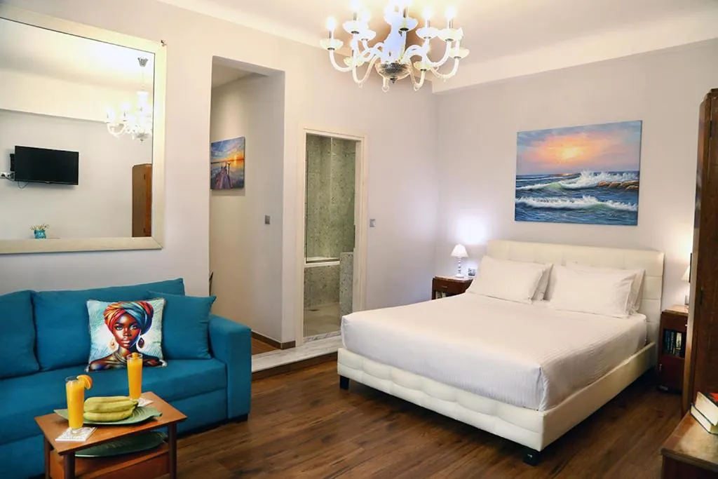 Bedroom, Bed in My Athens House