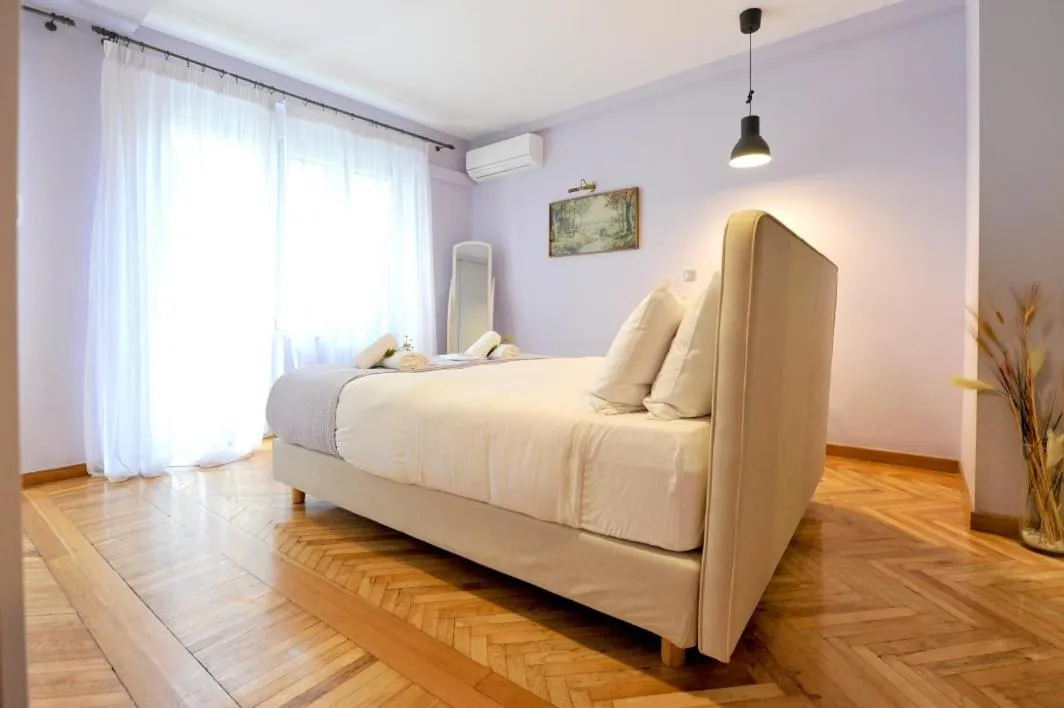 Photo of the whole room, Bed in My Athens House