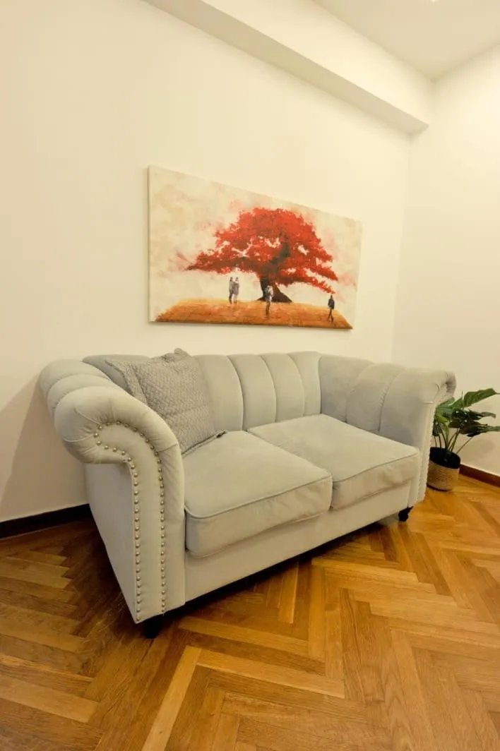 Seating area in My Athens House