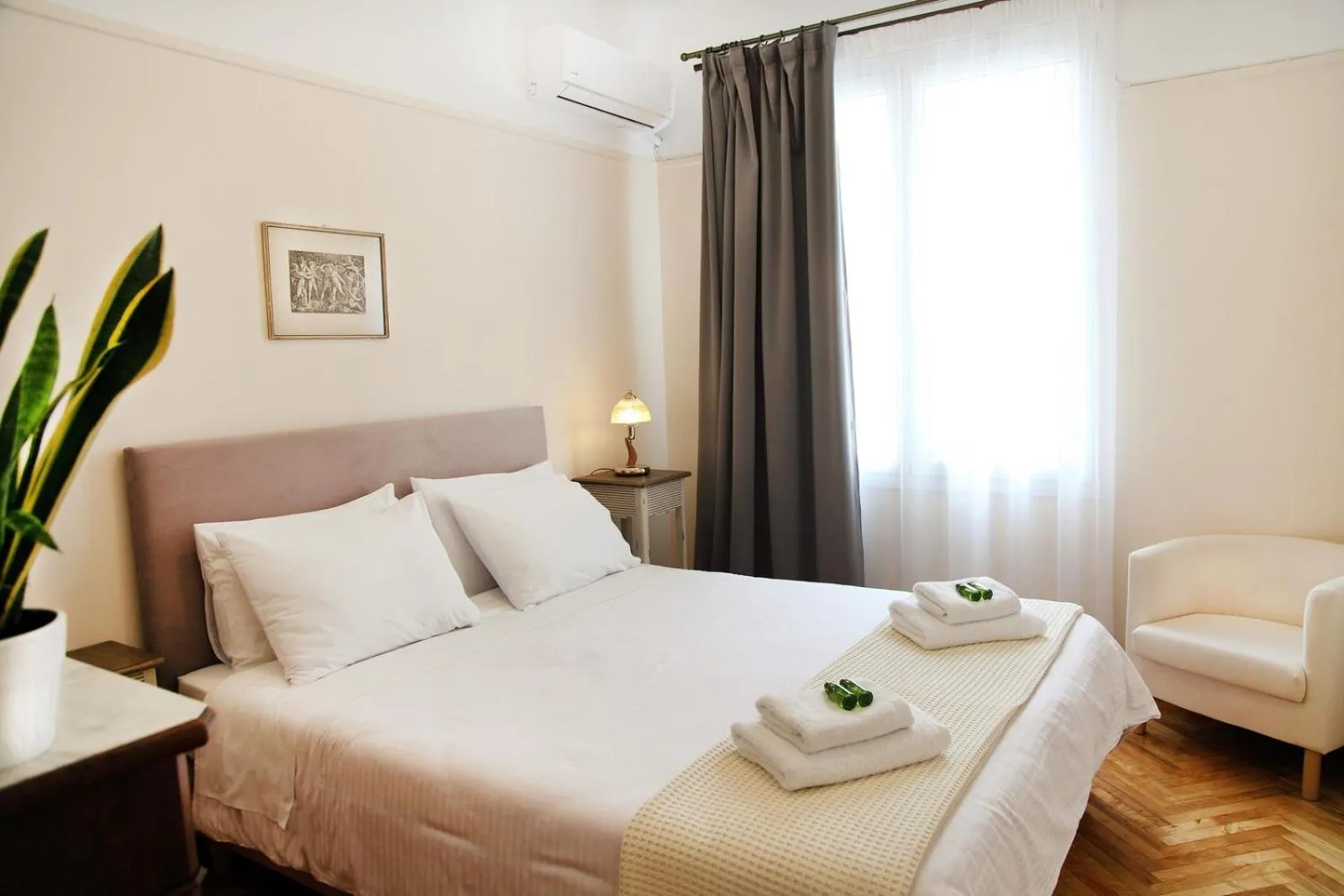 Bedroom, Bed in My Athens House