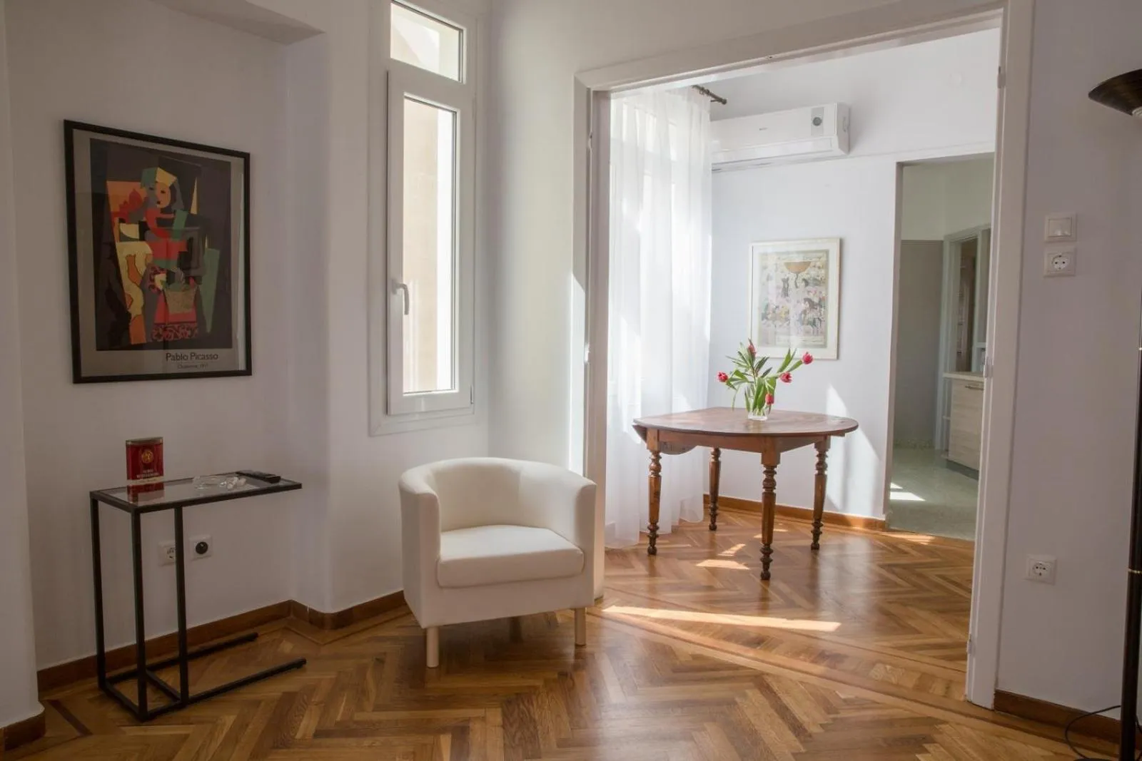 Seating area in My Athens House