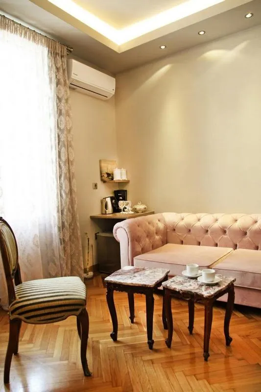 Seating area in My Athens House