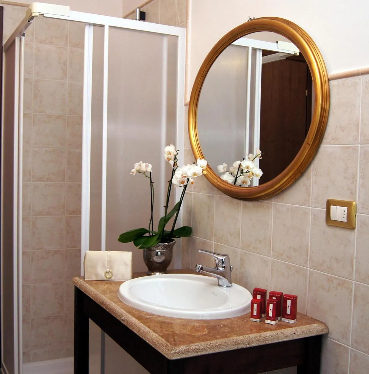 Bathroom in Hotel e trattoria San Giorgio