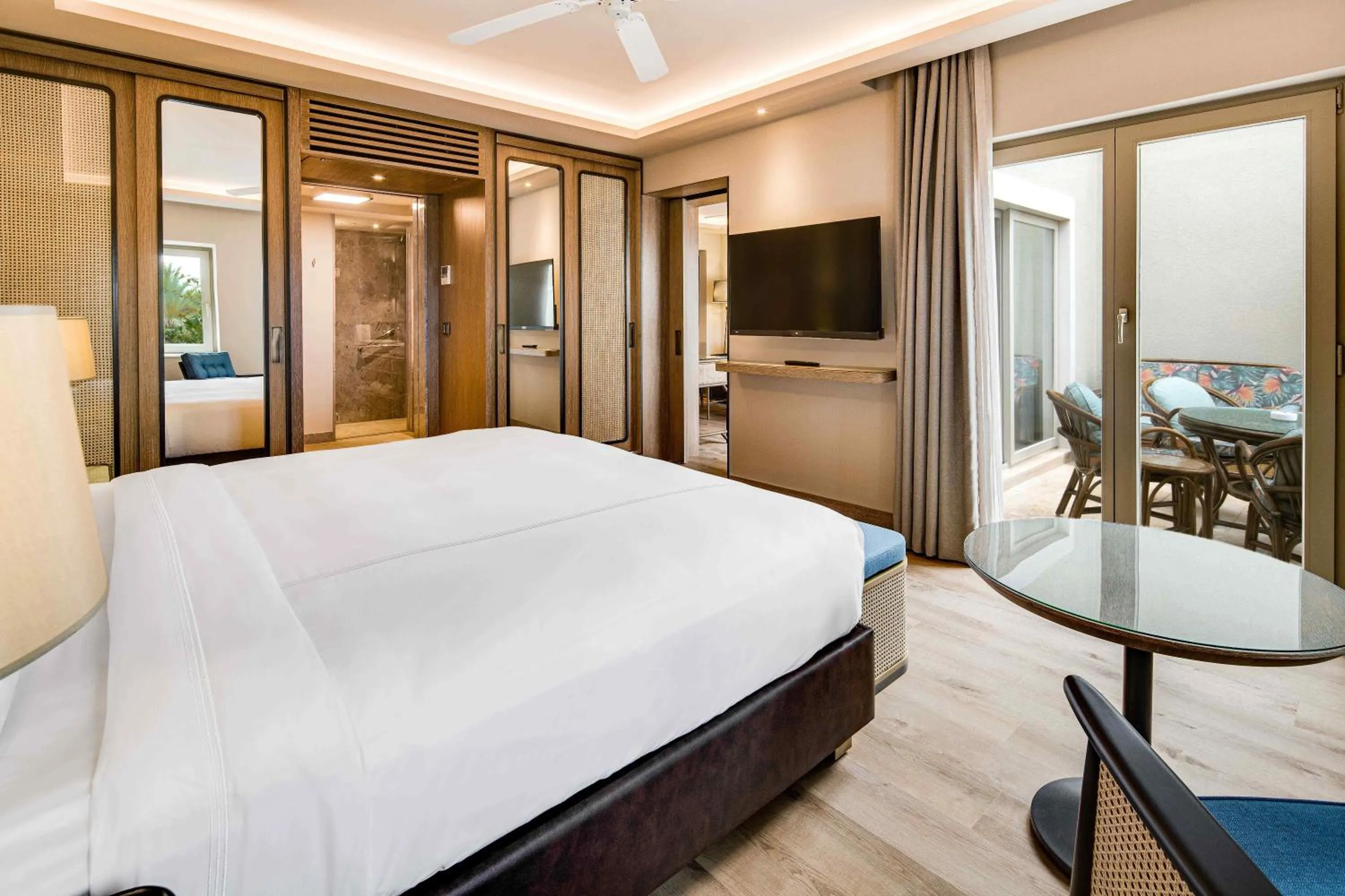 Bedroom, Bed in Divan Bodrum Palmira