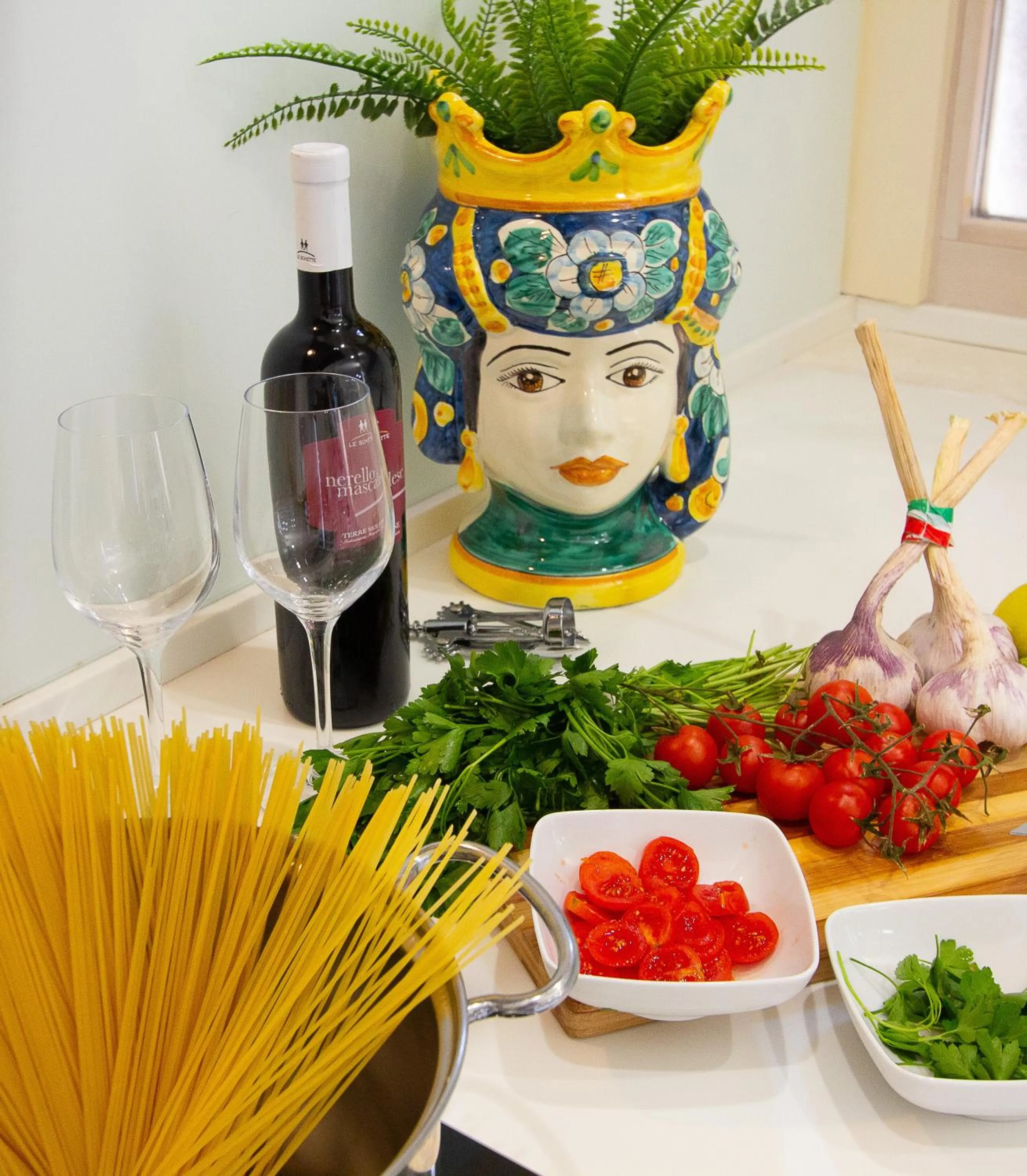 Decorative detail in Stesicoro Exclusive House