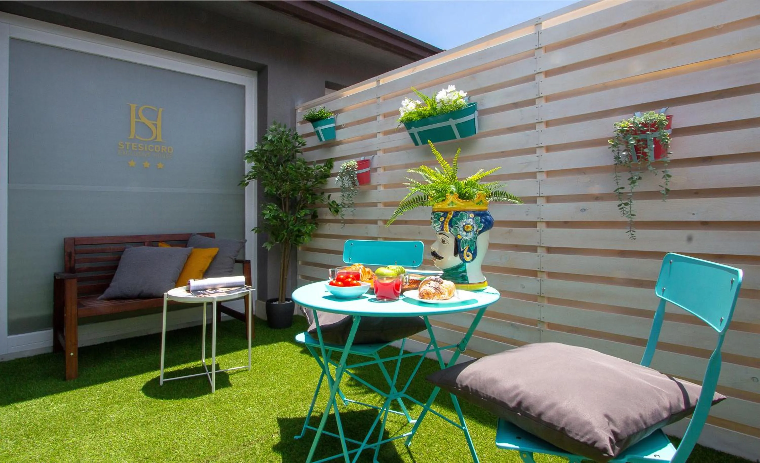 Balcony/Terrace in Stesicoro Exclusive House