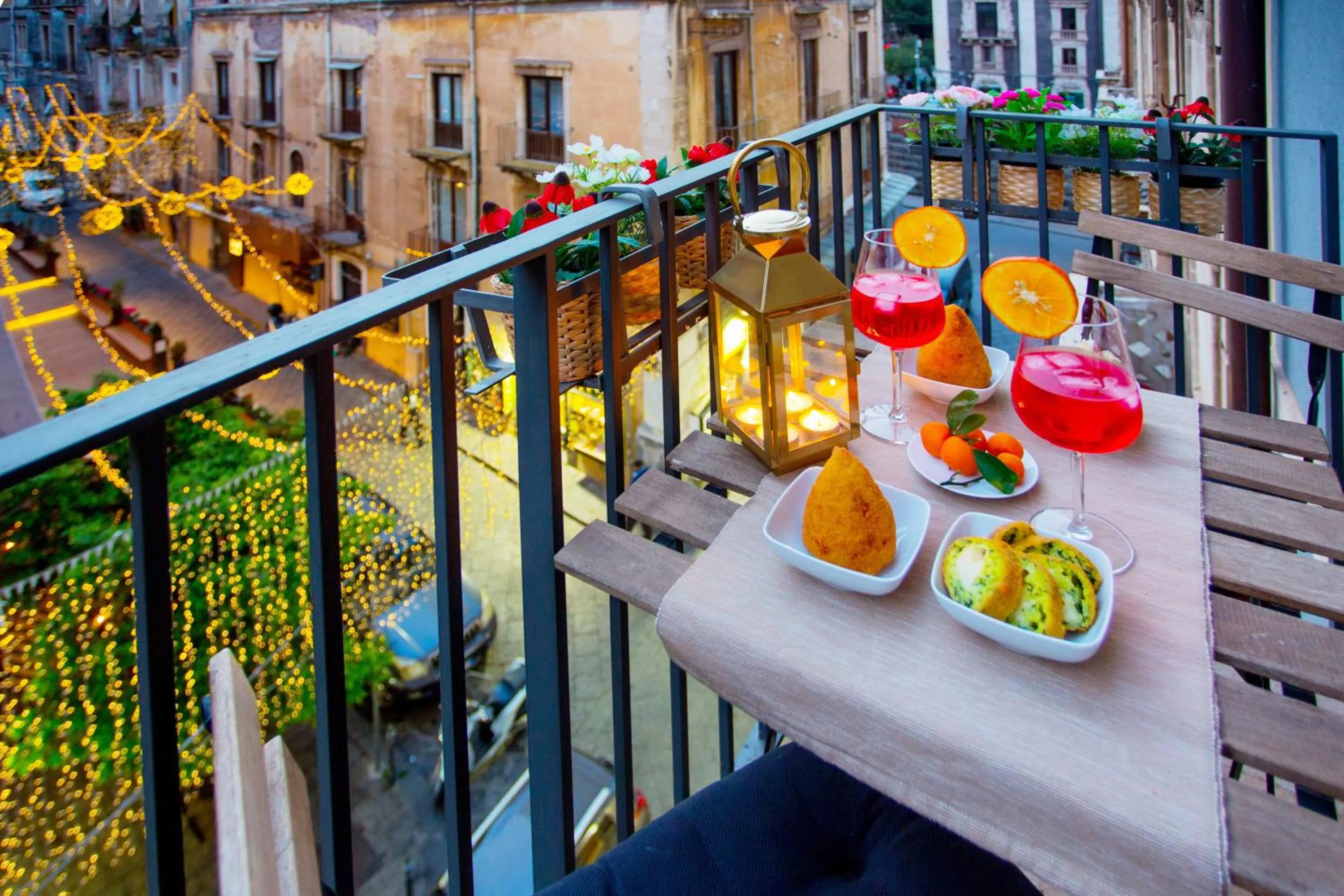 Balcony/Terrace in Stesicoro Exclusive House