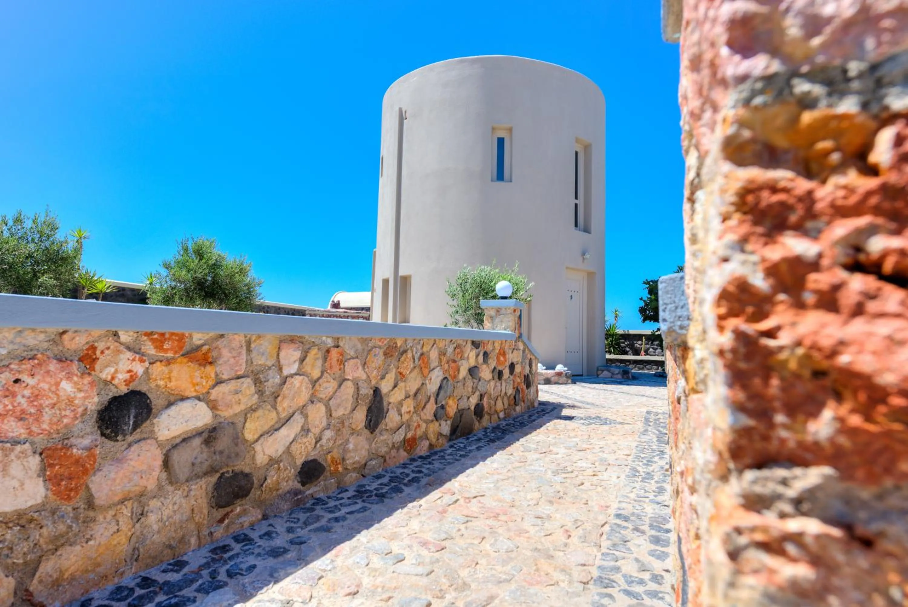 Windmill Private House with Sea View in Monolithia