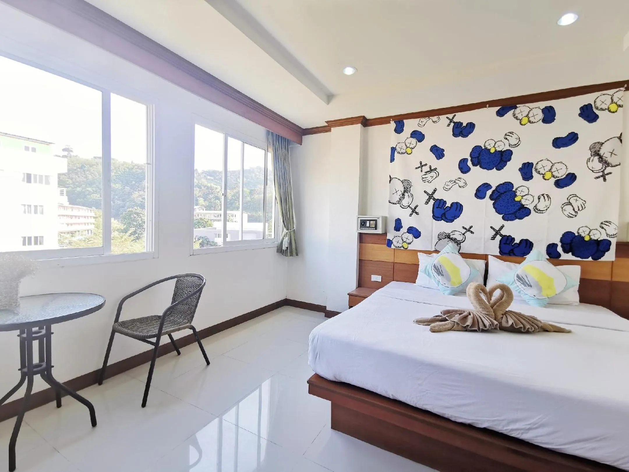 Bed in Lanting House Phuket