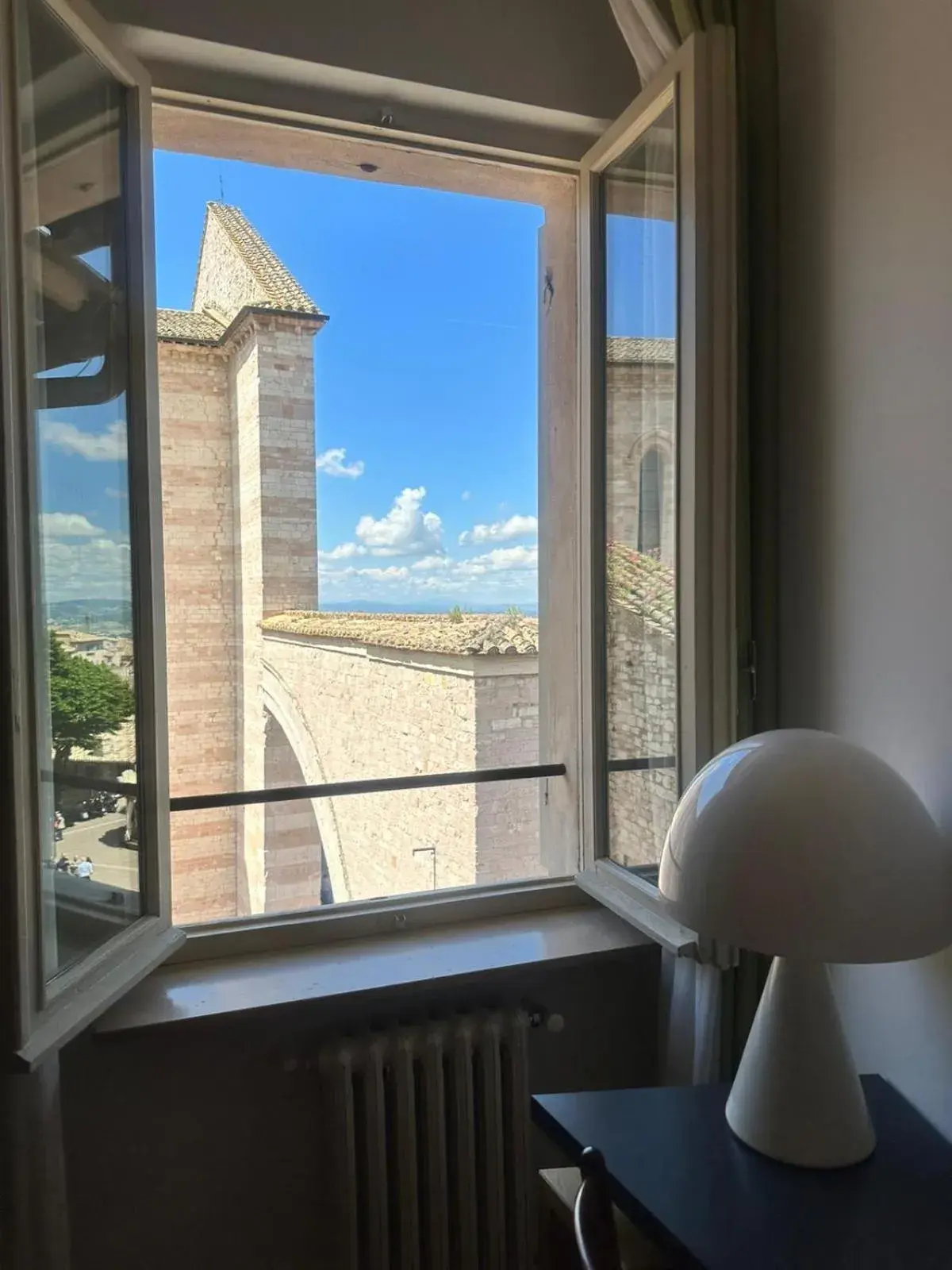 Double or Twin Room with City View in Hotel Roma Assisi Double or Twin Room with City View in Hotel Roma Assisi
