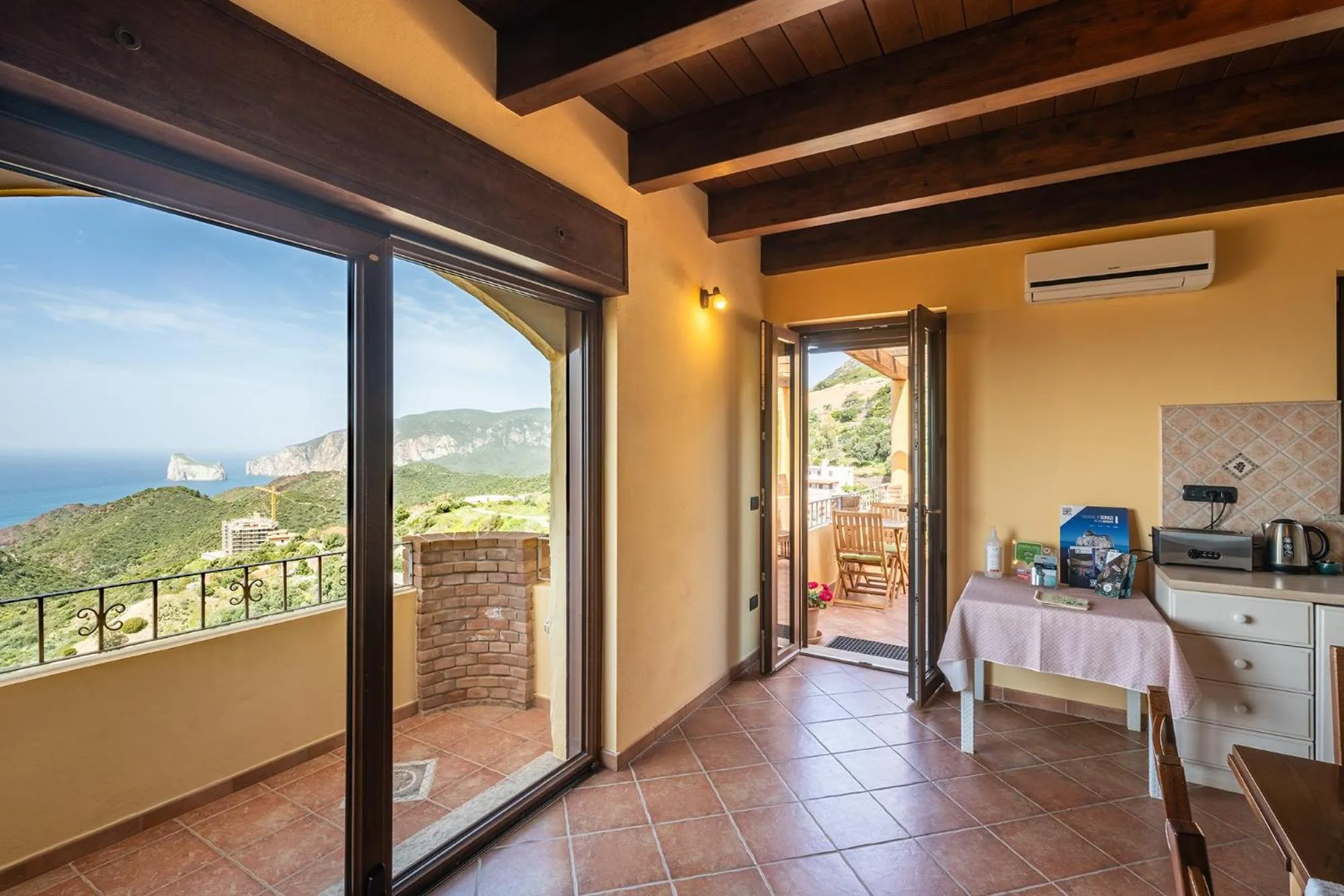 Living room in B&B Pedra Rubia