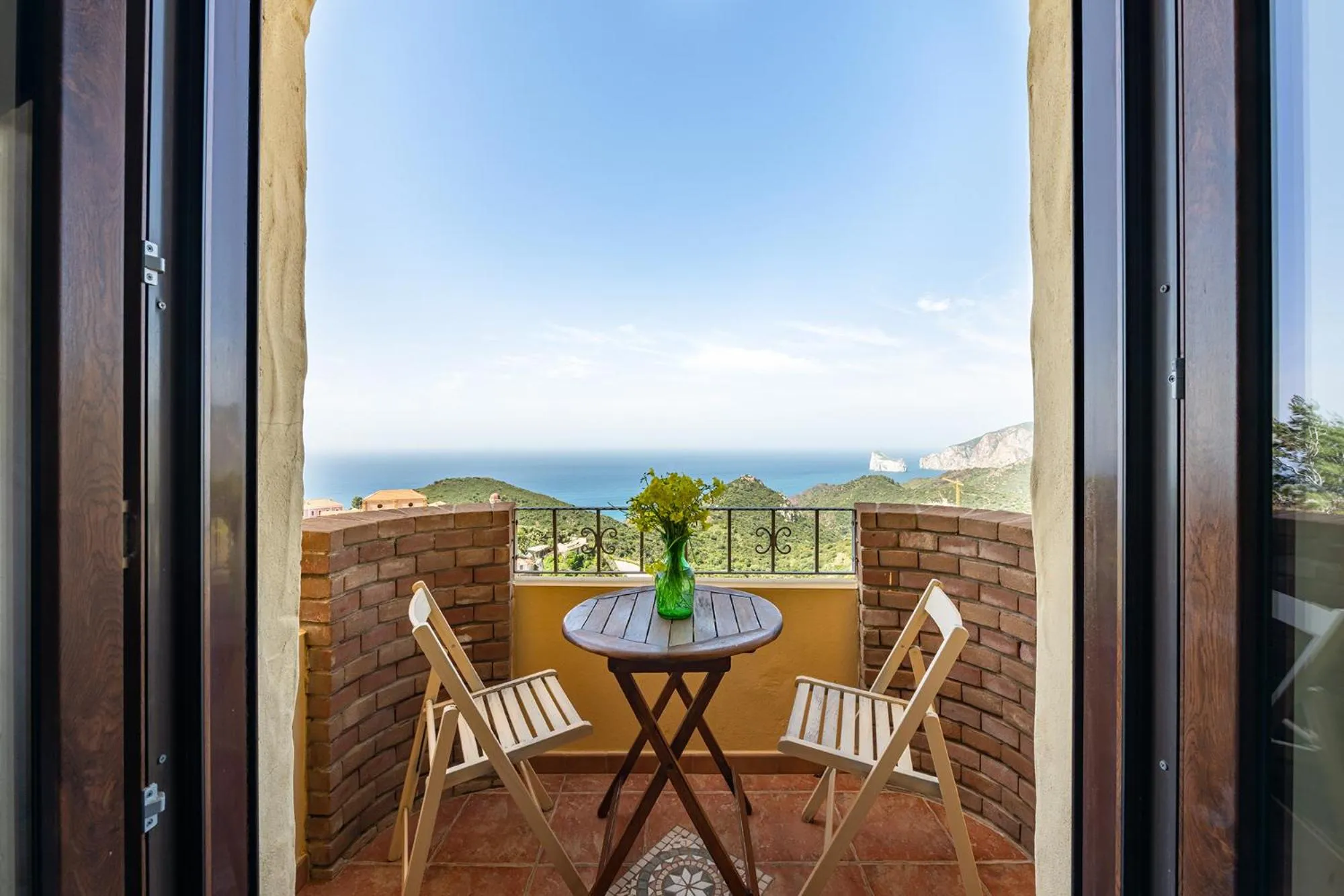 Balcony/Terrace in B&B Pedra Rubia