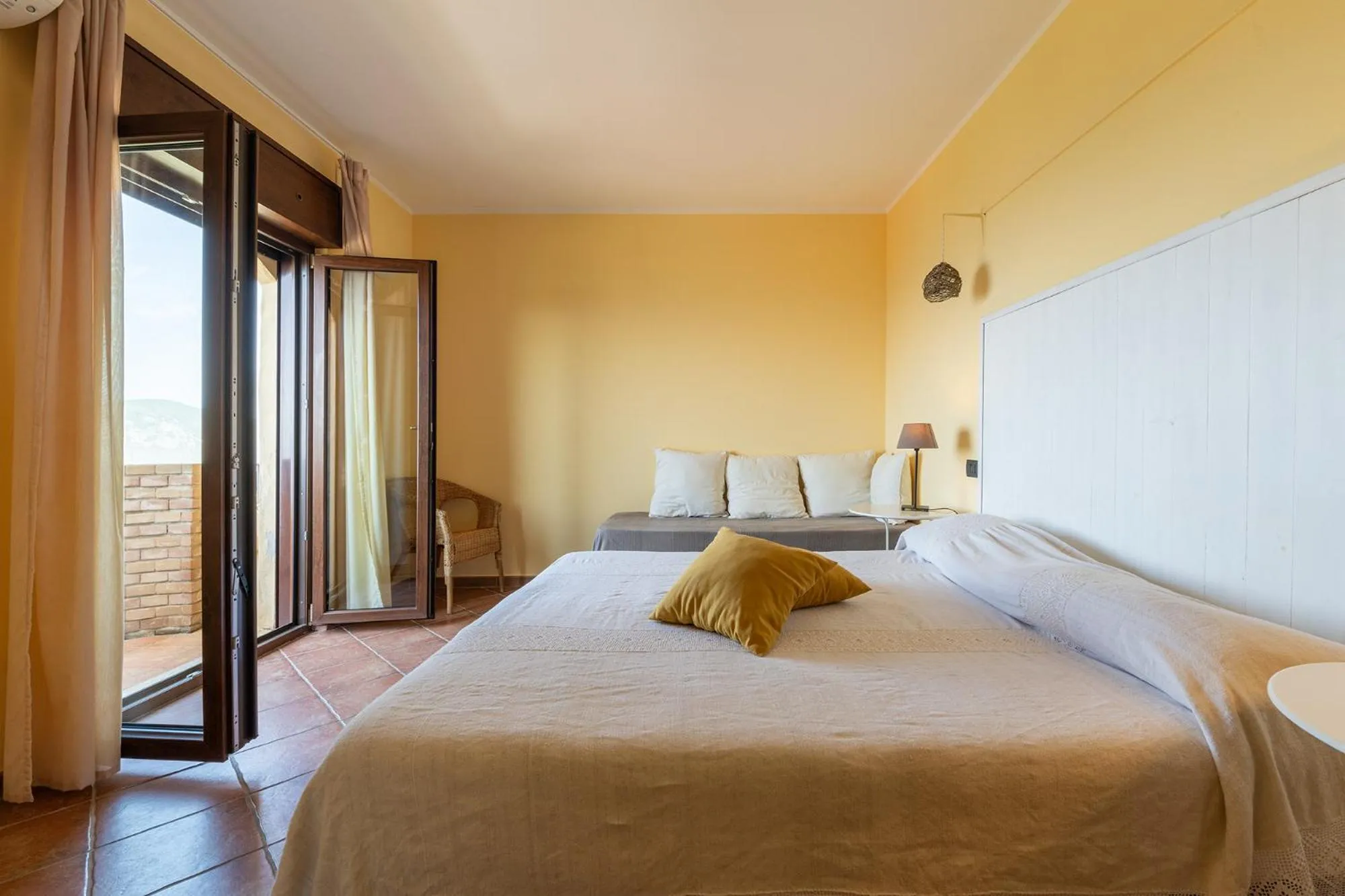 Bed in B&B Pedra Rubia