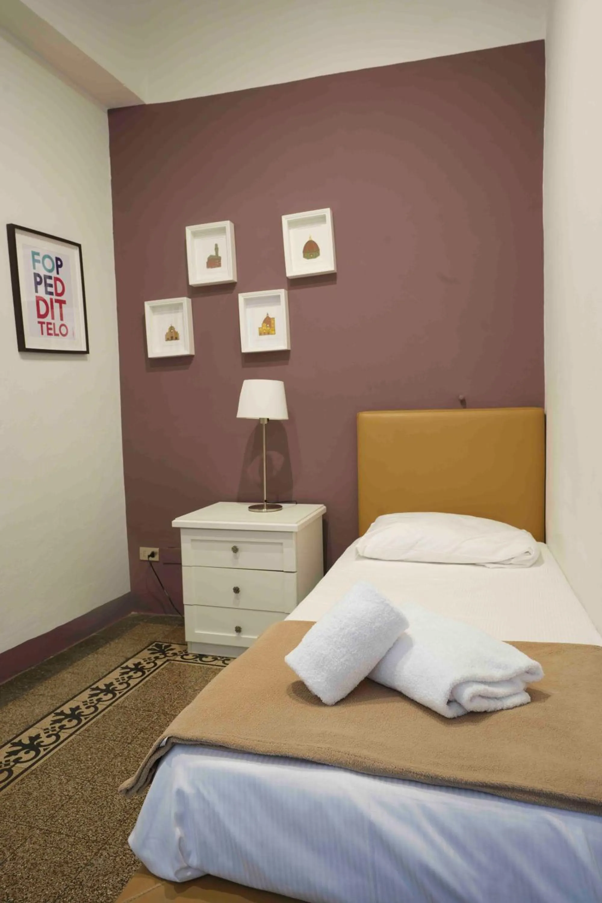 Bed in Locanda dei Poeti Rooms & Apartments
