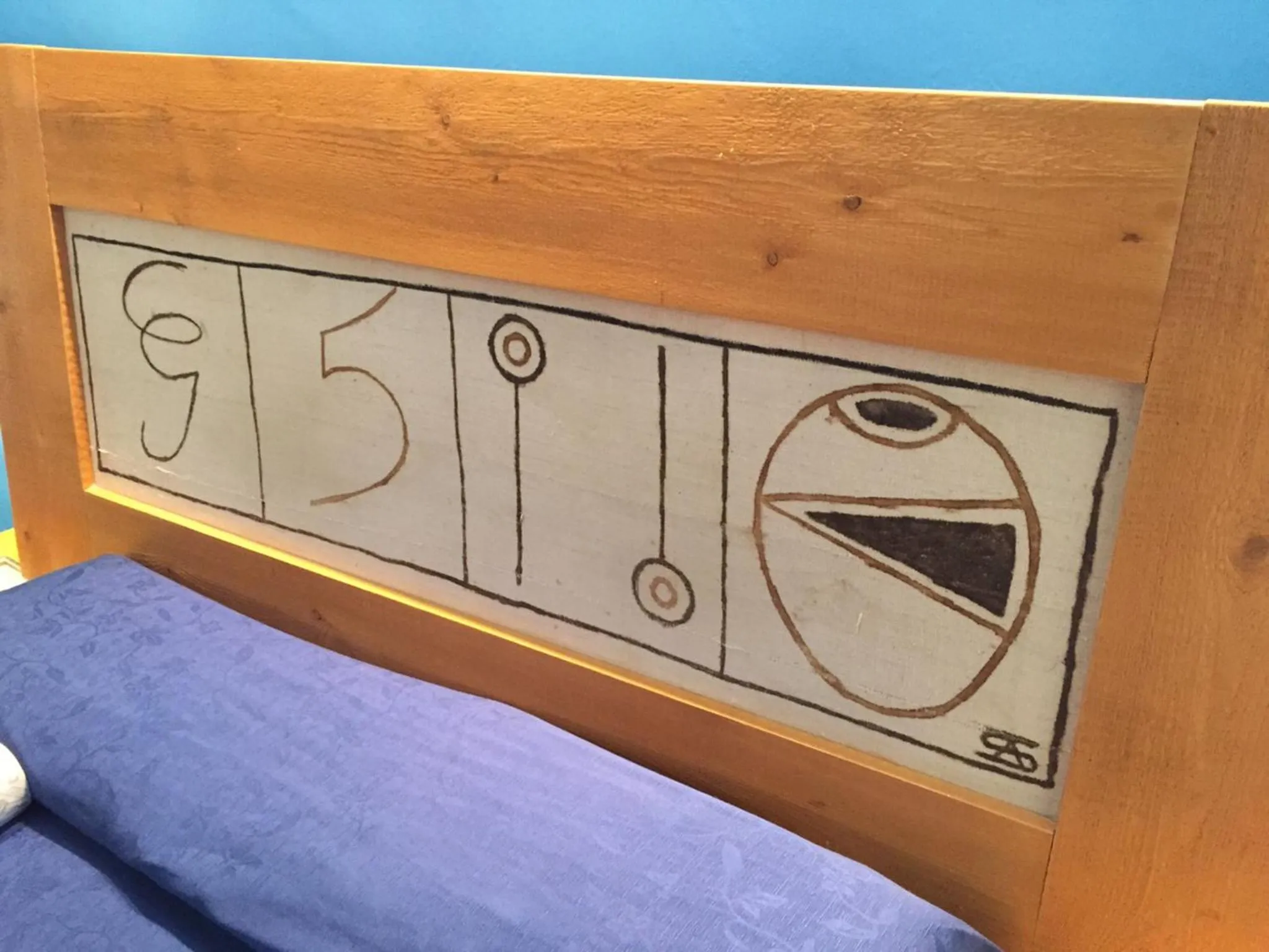 Decorative detail, Bed in Locanda dei Poeti Rooms & Apartments