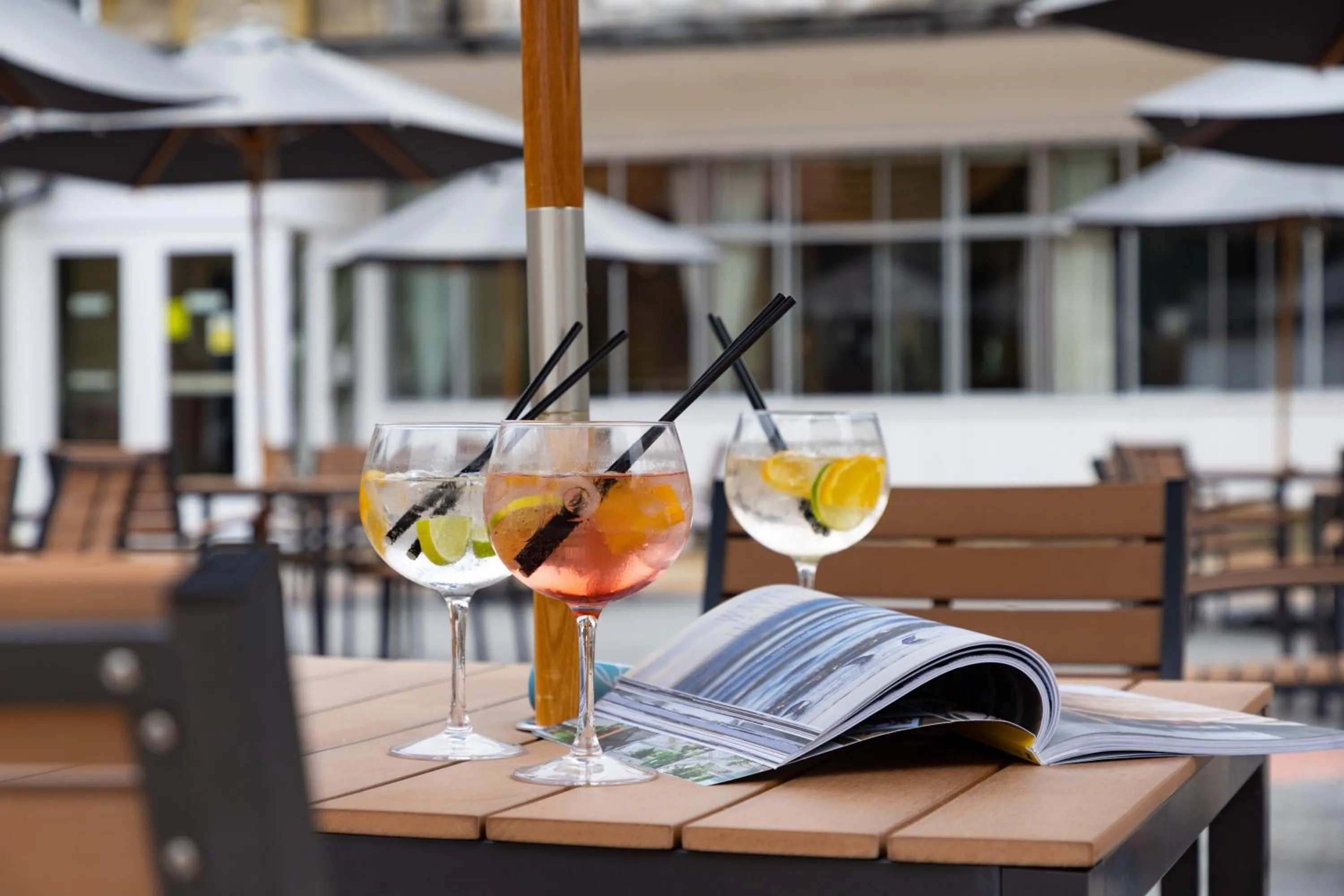 Patio in The Caledonian Island Hotel