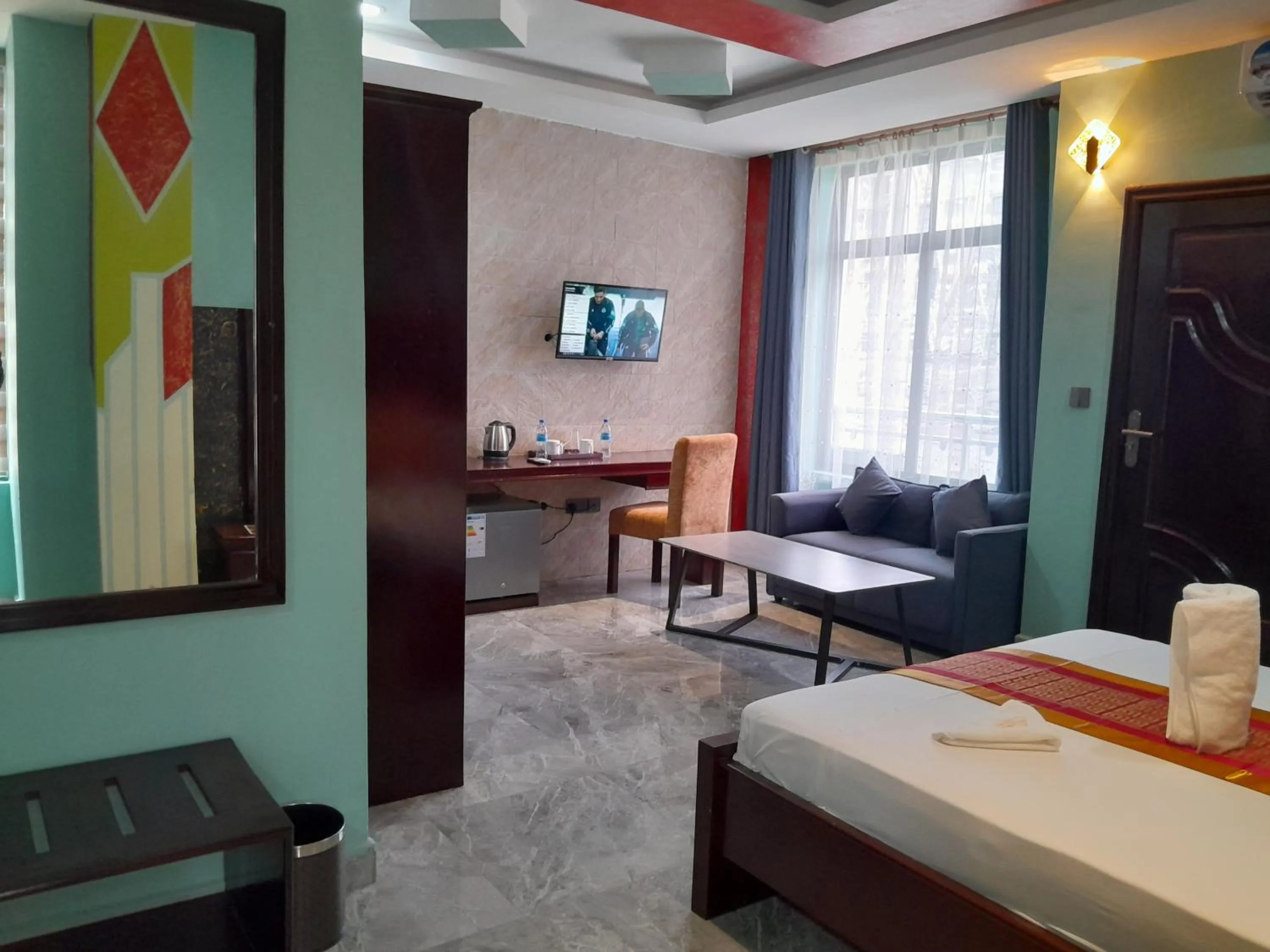 Photo of the whole room, Bed in Mazola Diamond Hotel