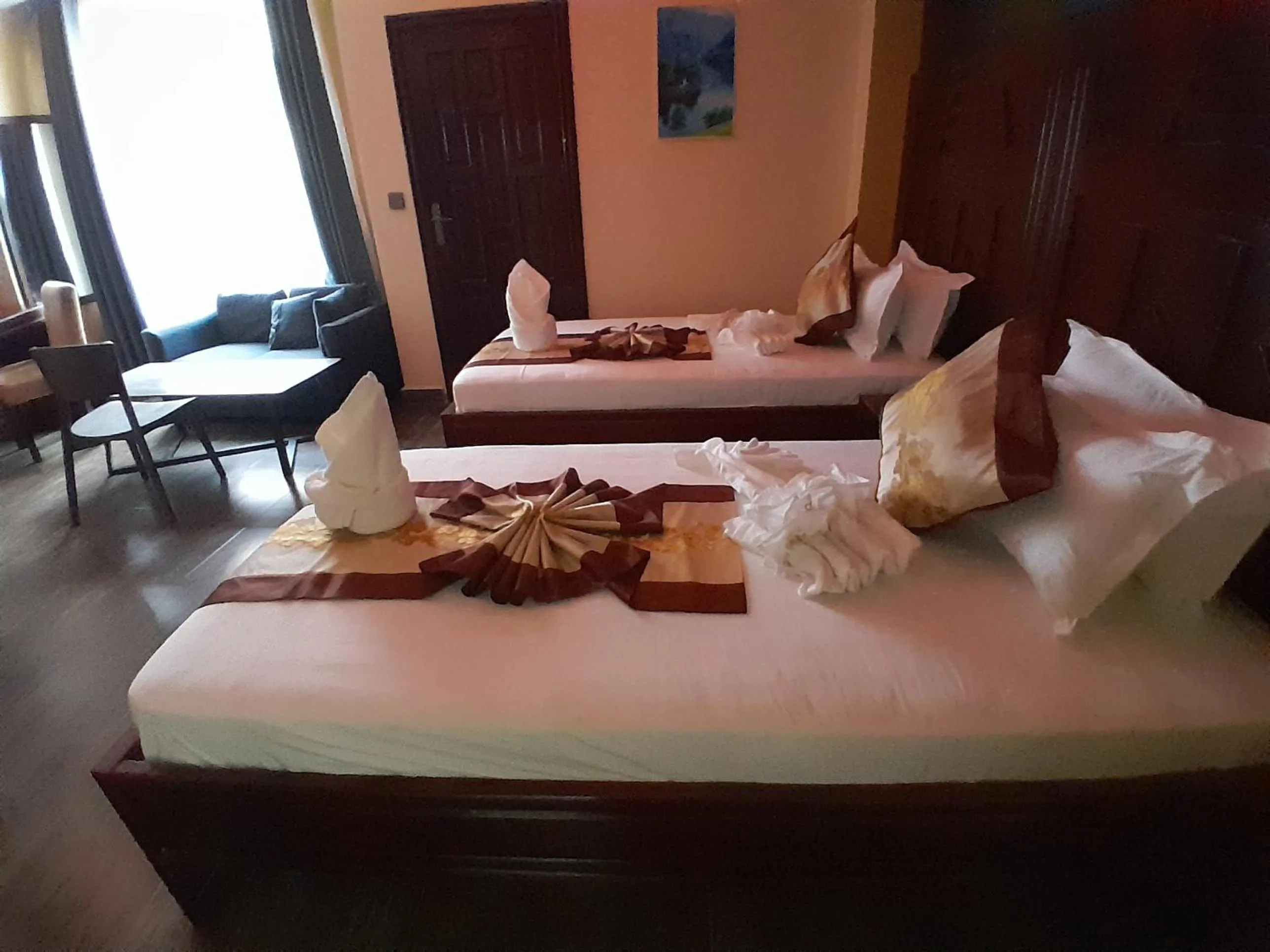 Bed in Mazola Diamond Hotel