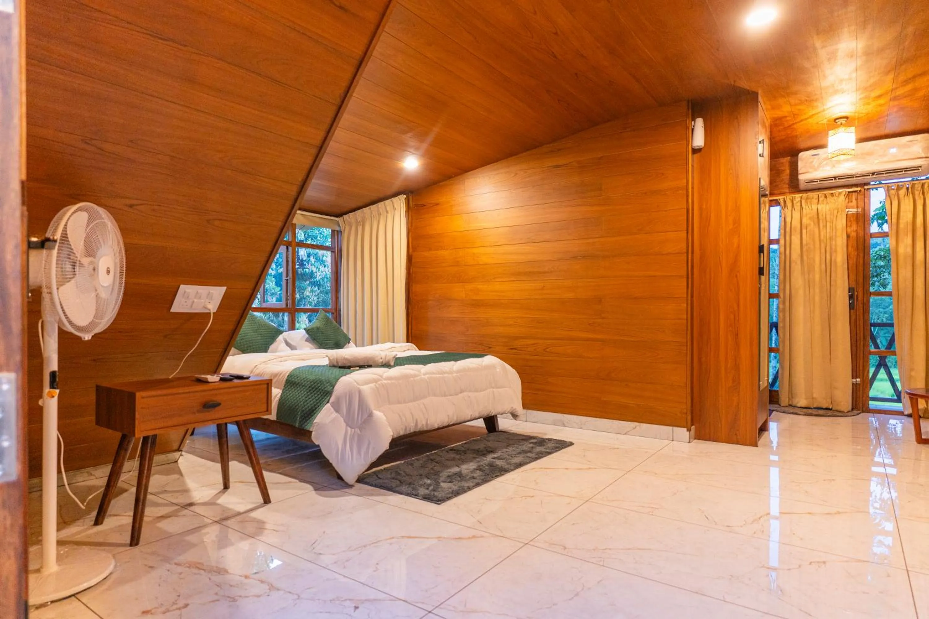 Bed in Ethnic Villa Wayanad