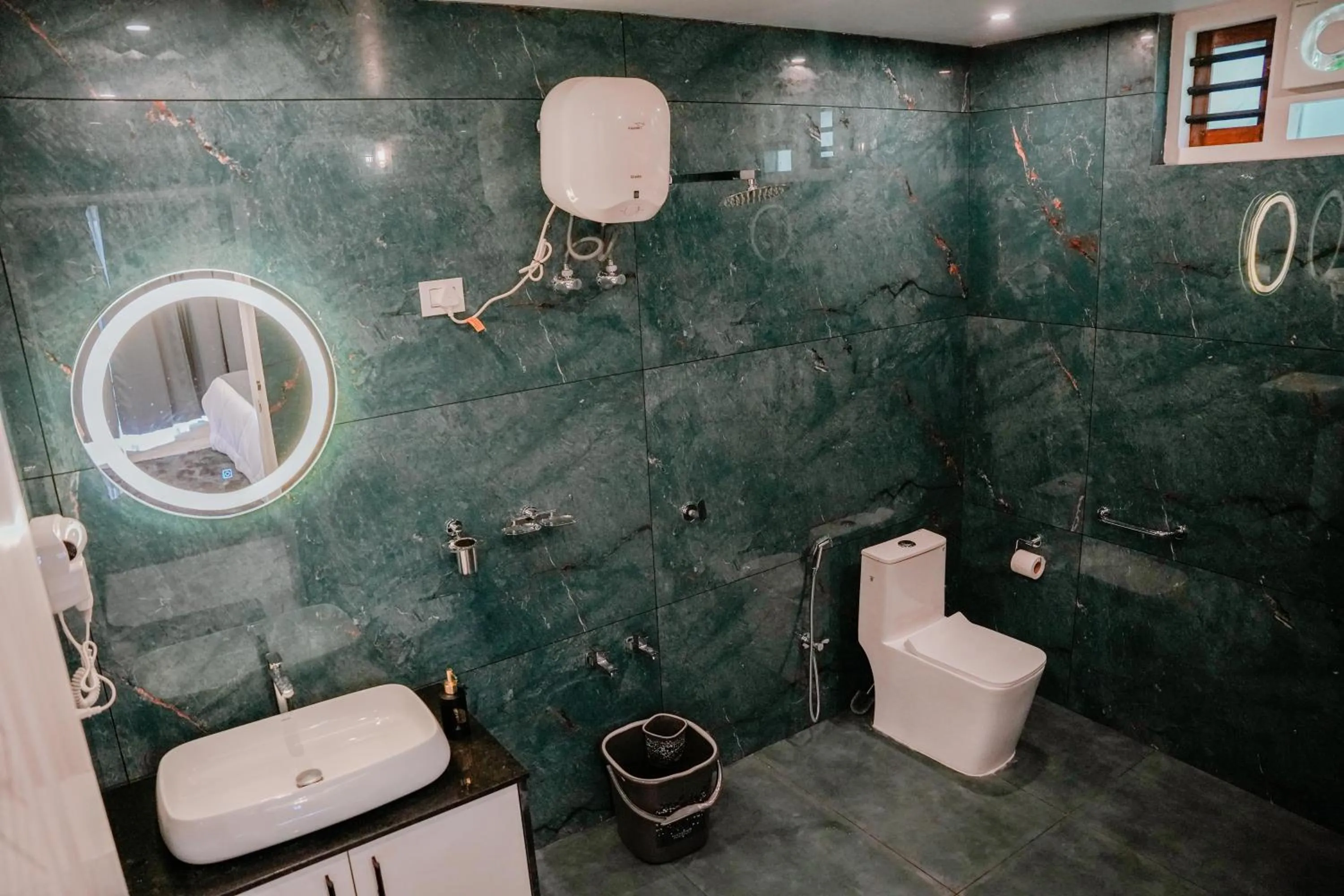 Shower in Ethnic Villa Wayanad