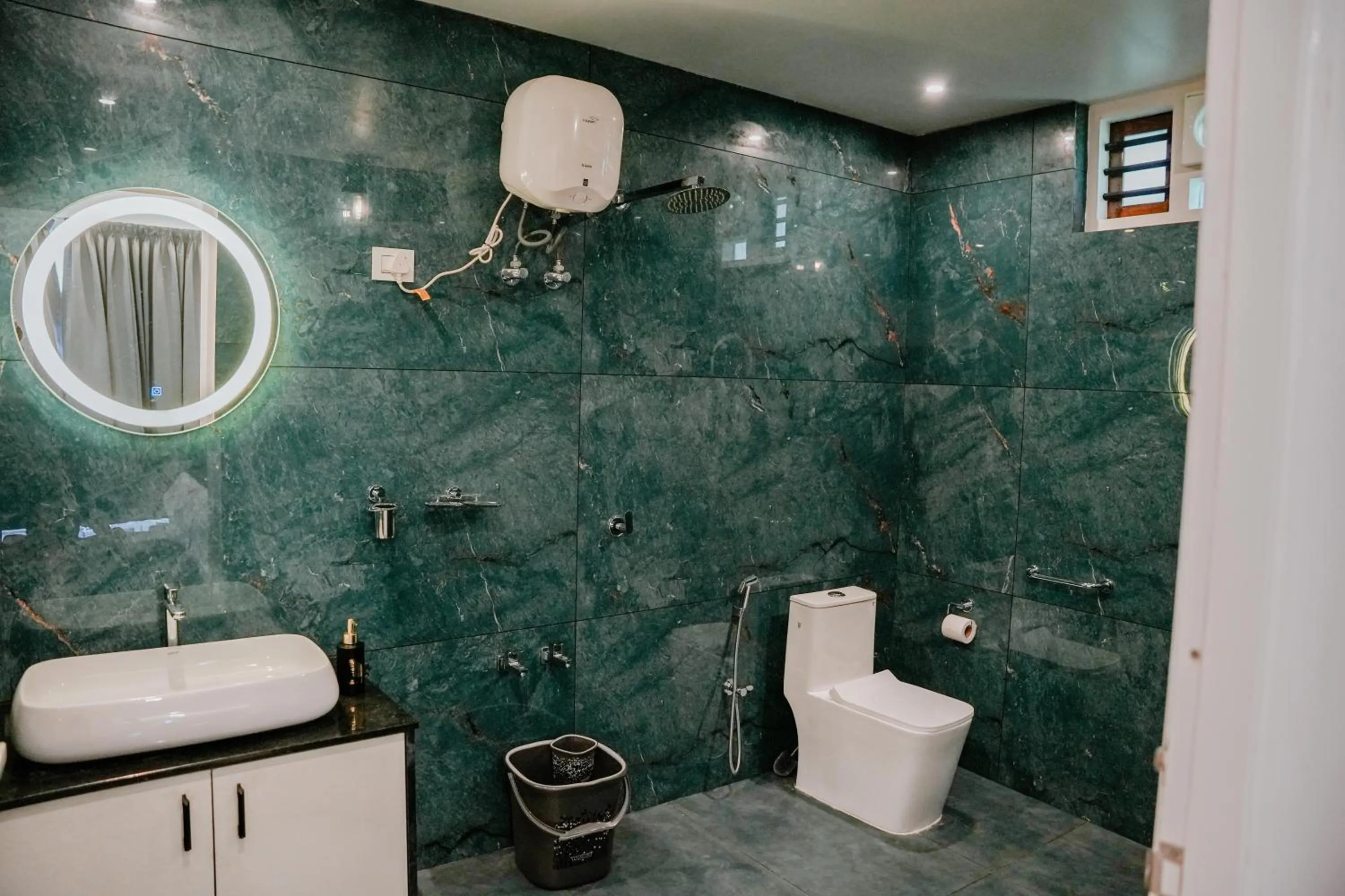 Shower in Ethnic Villa Wayanad