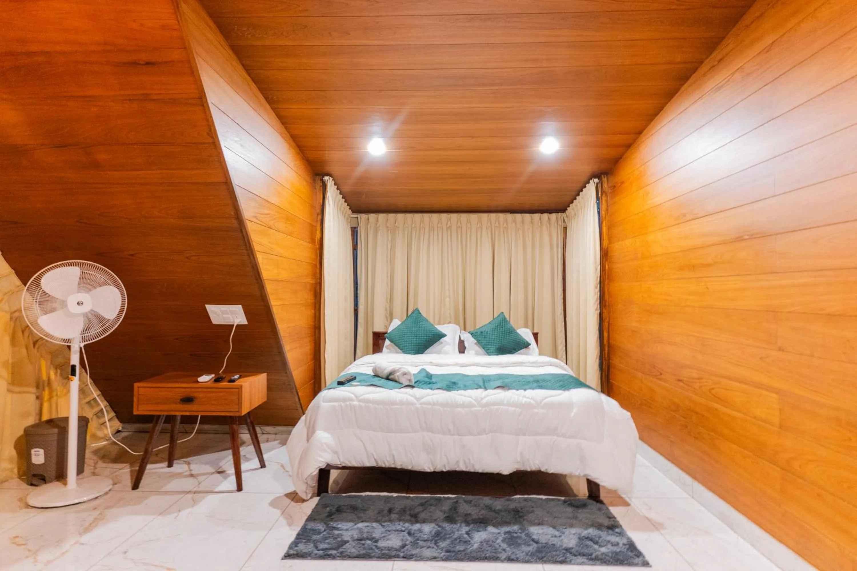 Bedroom, Bed in Ethnic Villa Wayanad