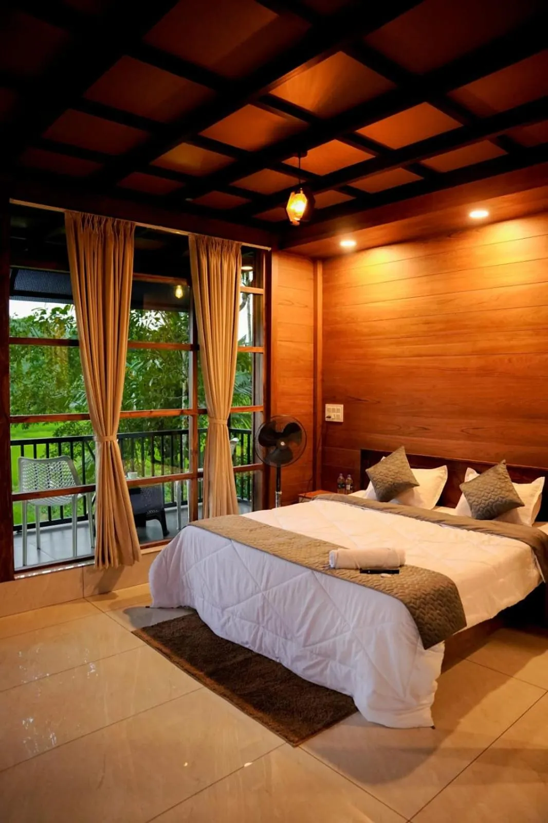 Bed in Ethnic Villa Wayanad