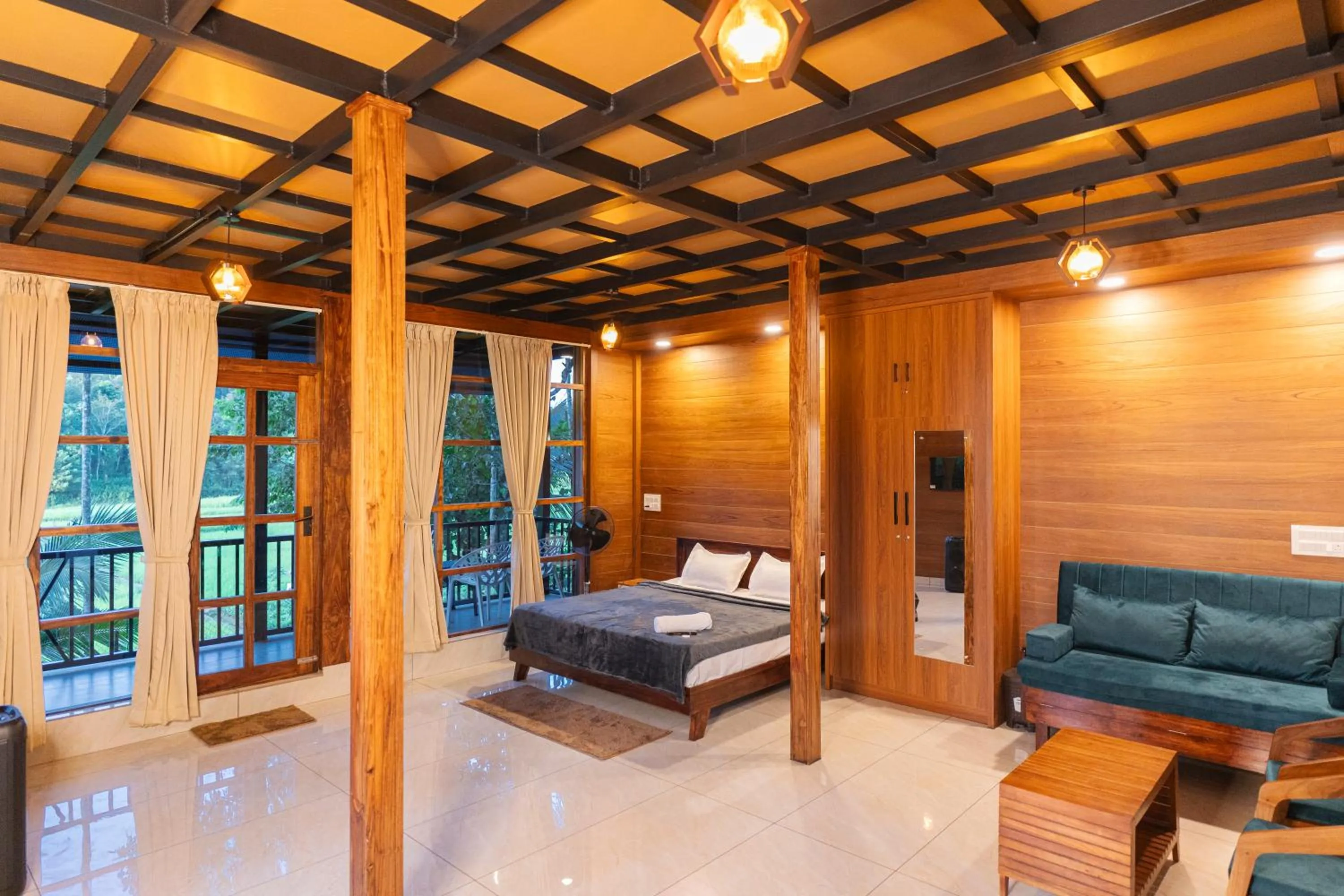 Living room in Ethnic Villa Wayanad
