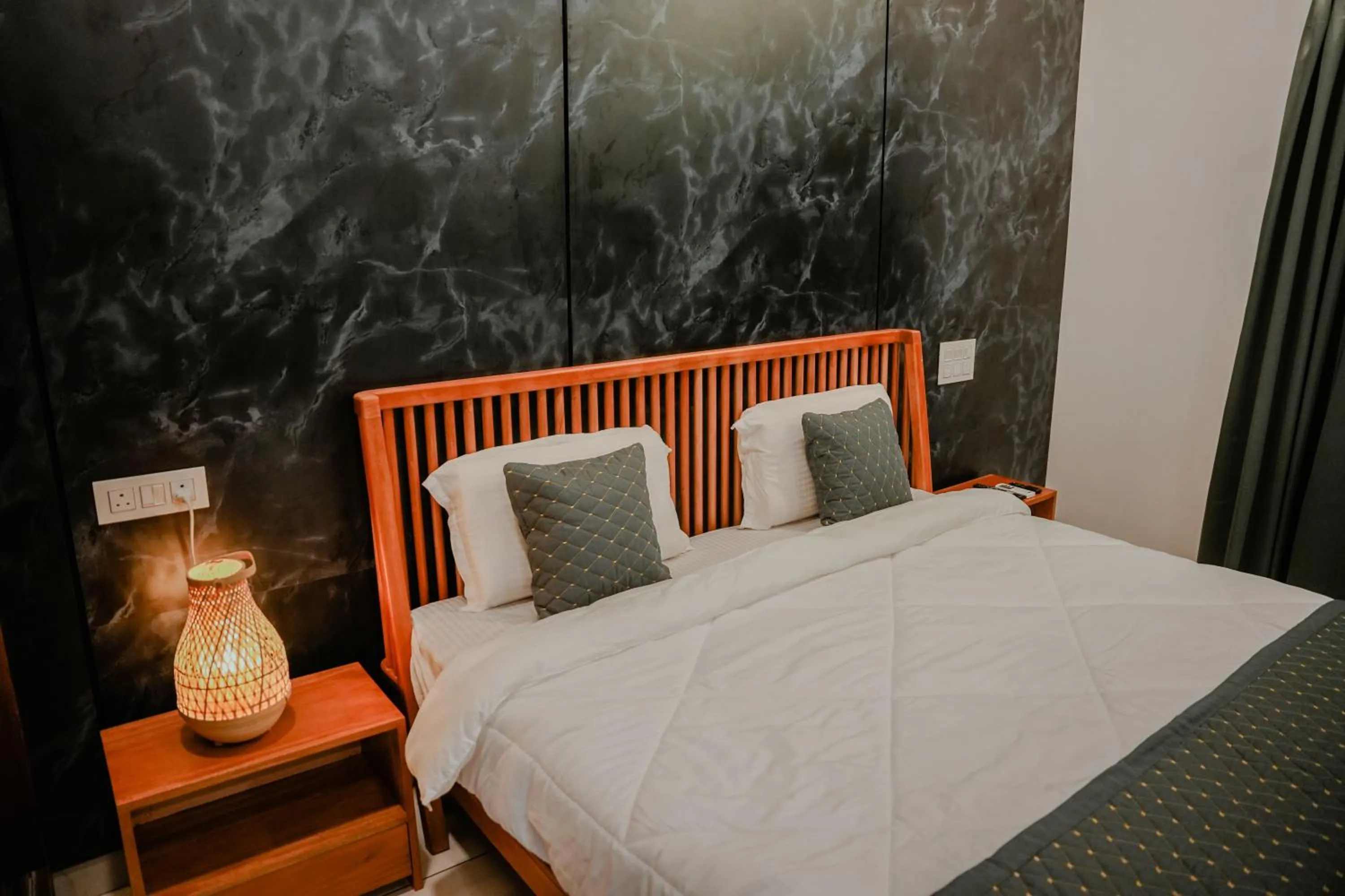 Bed in Ethnic Villa Wayanad