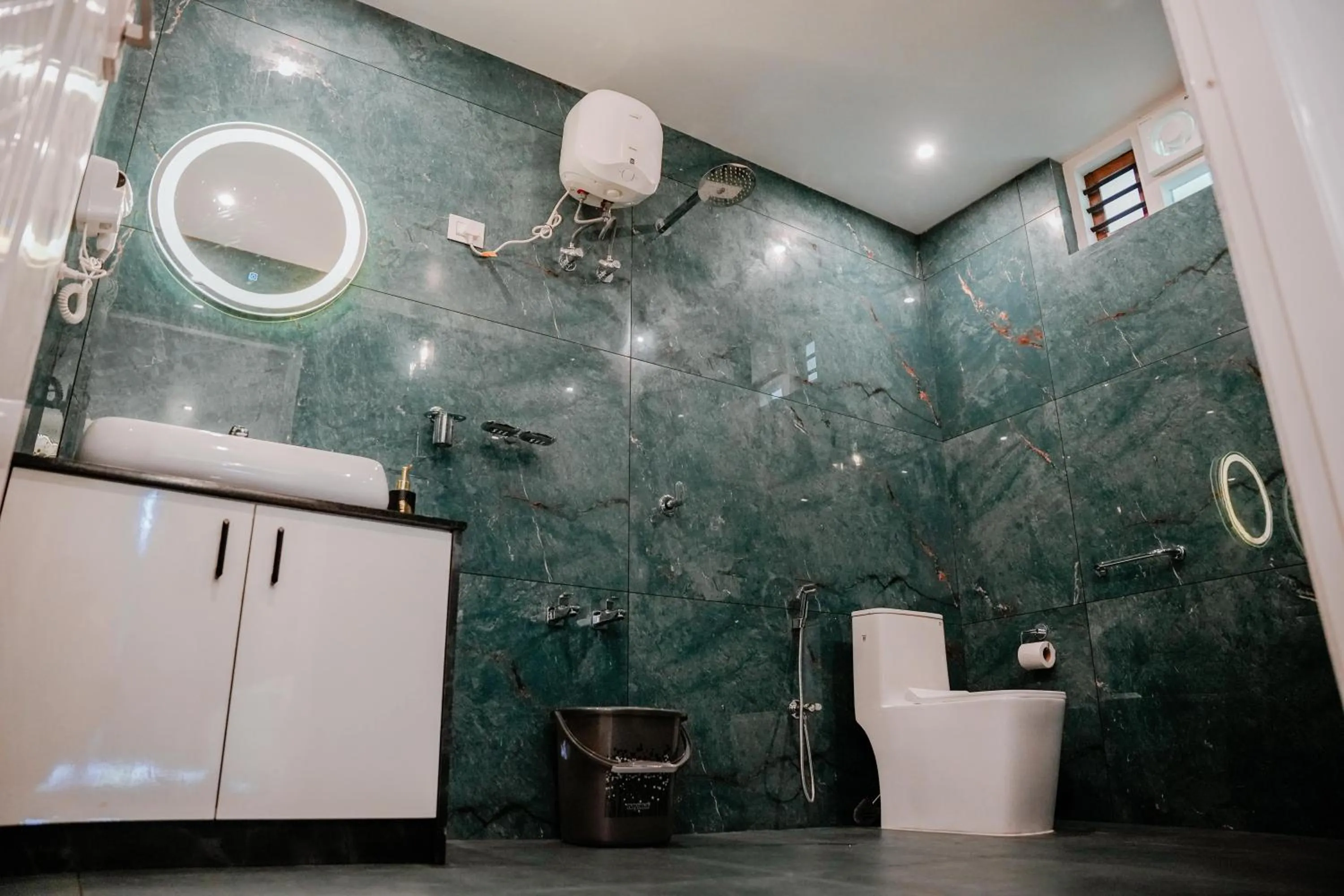 Shower in Ethnic Villa Wayanad