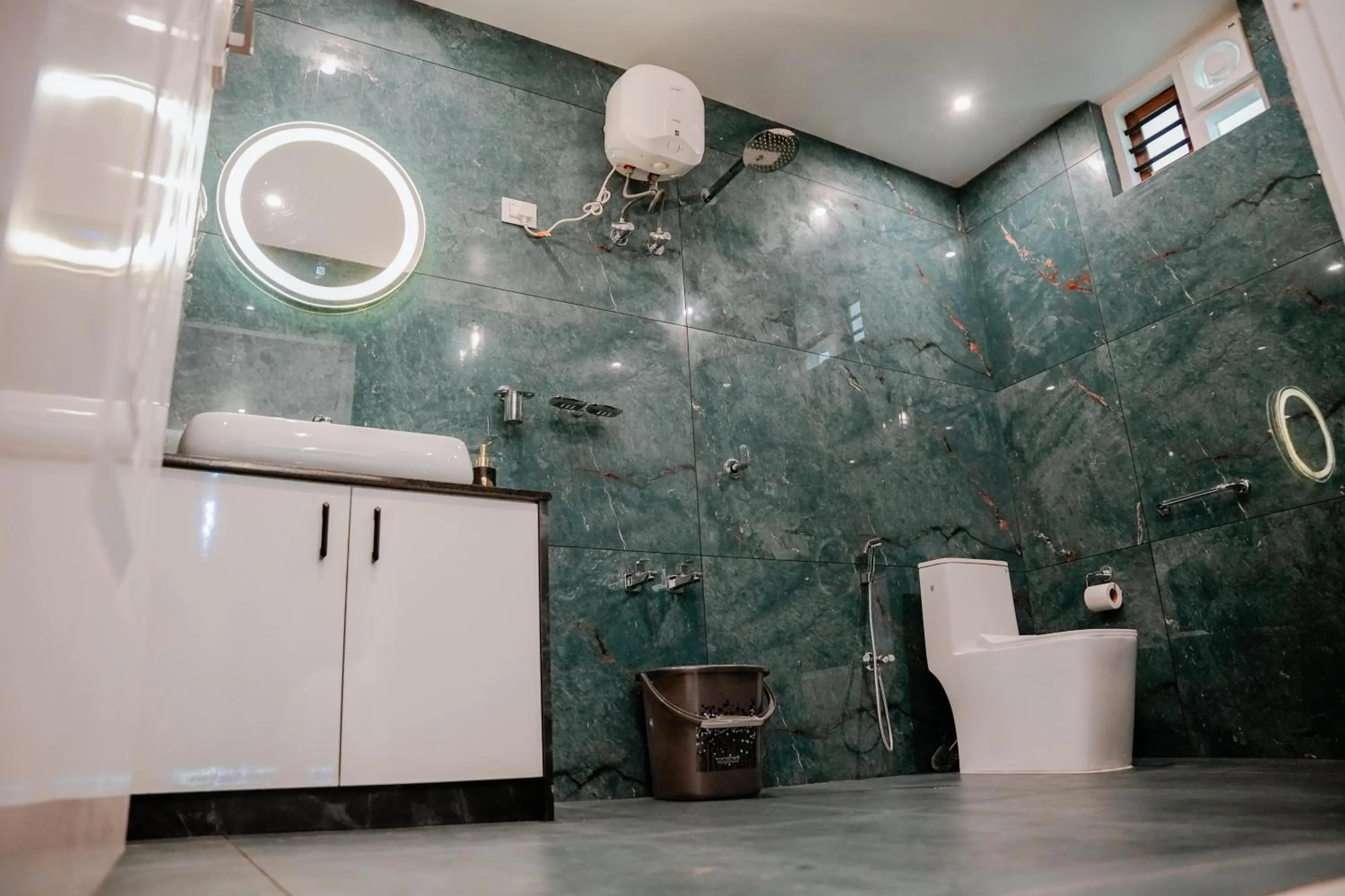 Shower in Ethnic Villa Wayanad