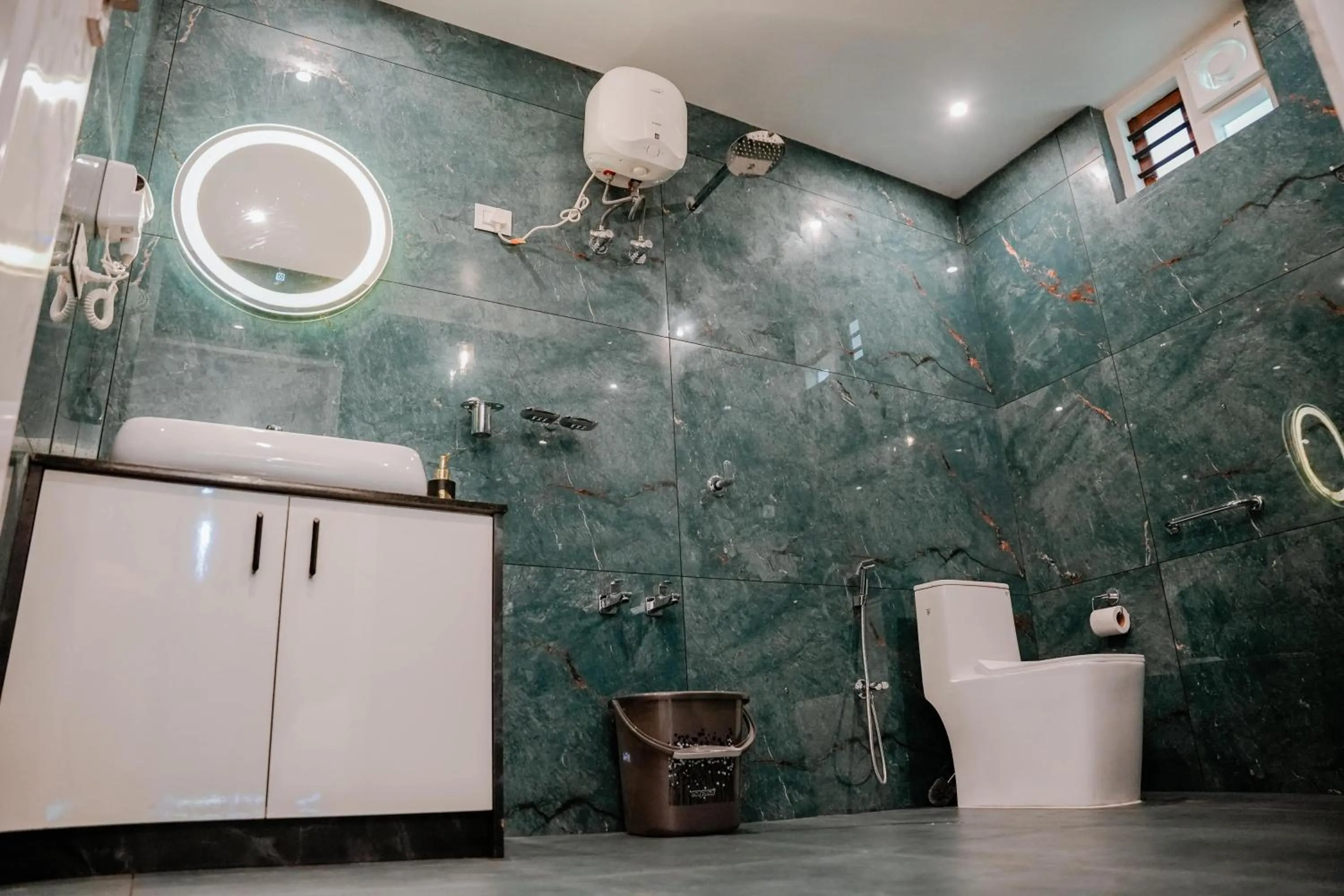 Shower in Ethnic Villa Wayanad